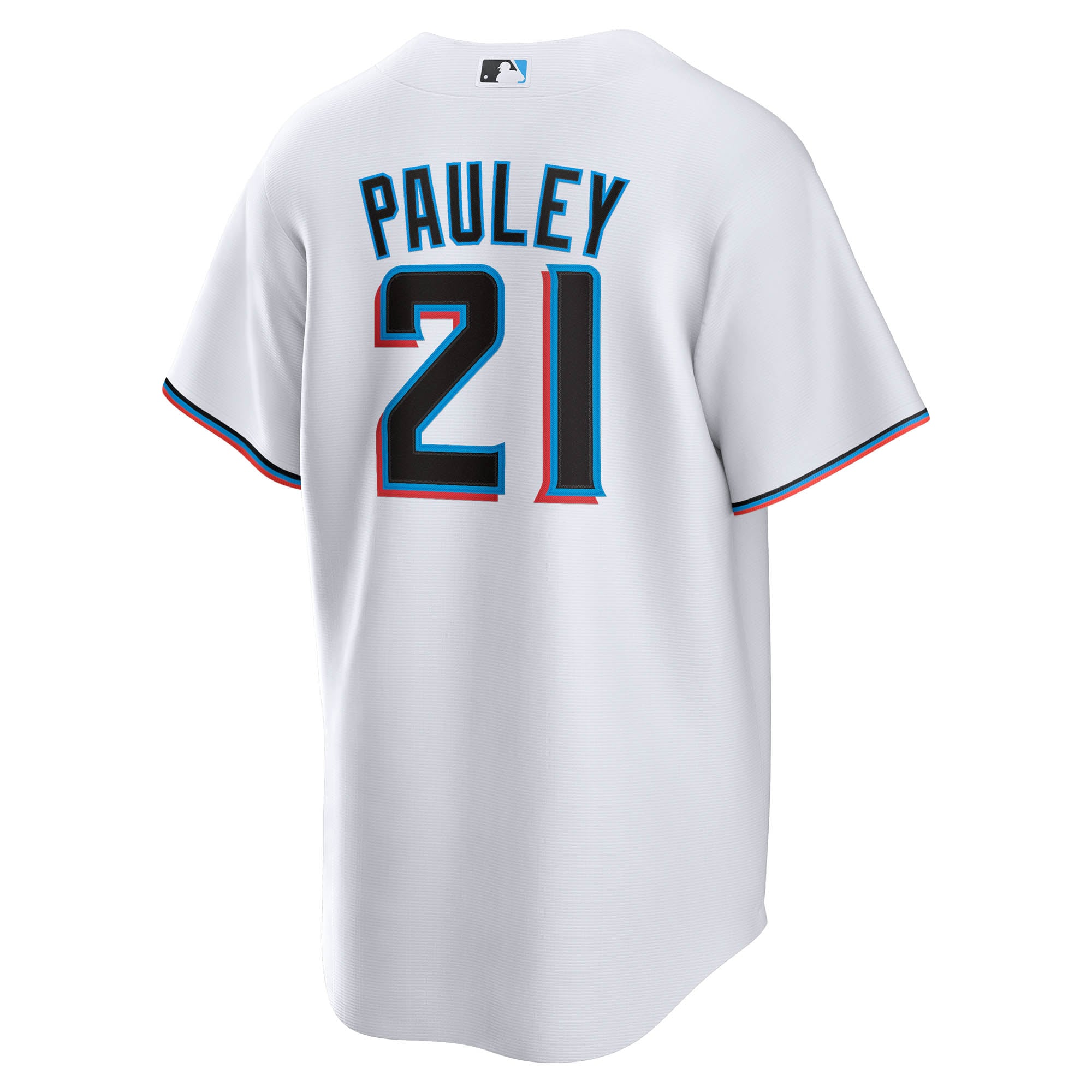 Graham Pauley Miami Marlins Home Jersey - White - Image 4
