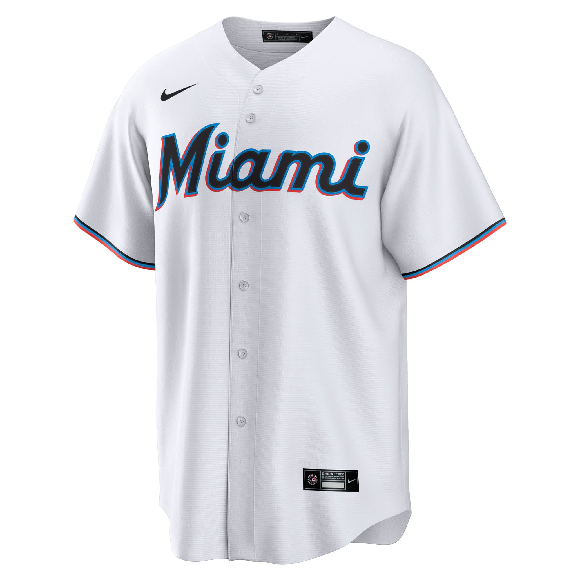 Graham Pauley Miami Marlins Home Jersey - White - Image 3