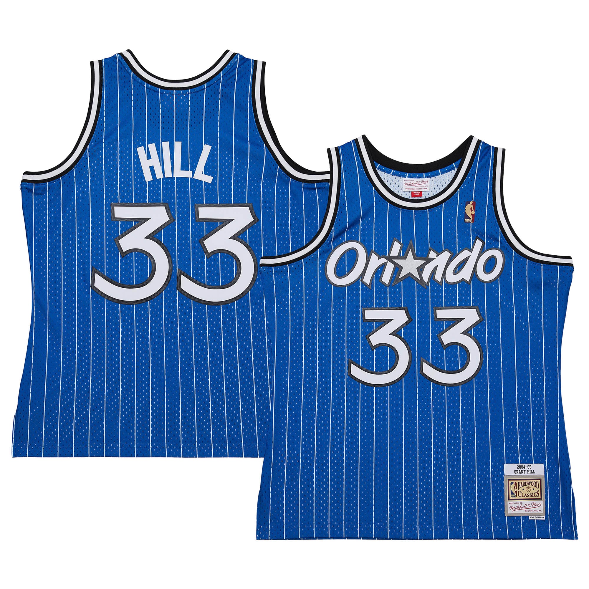 Grant Hill Orlando Magic 2004/05 Hardwood Classics Swingman Jersey - Blue - Image 2