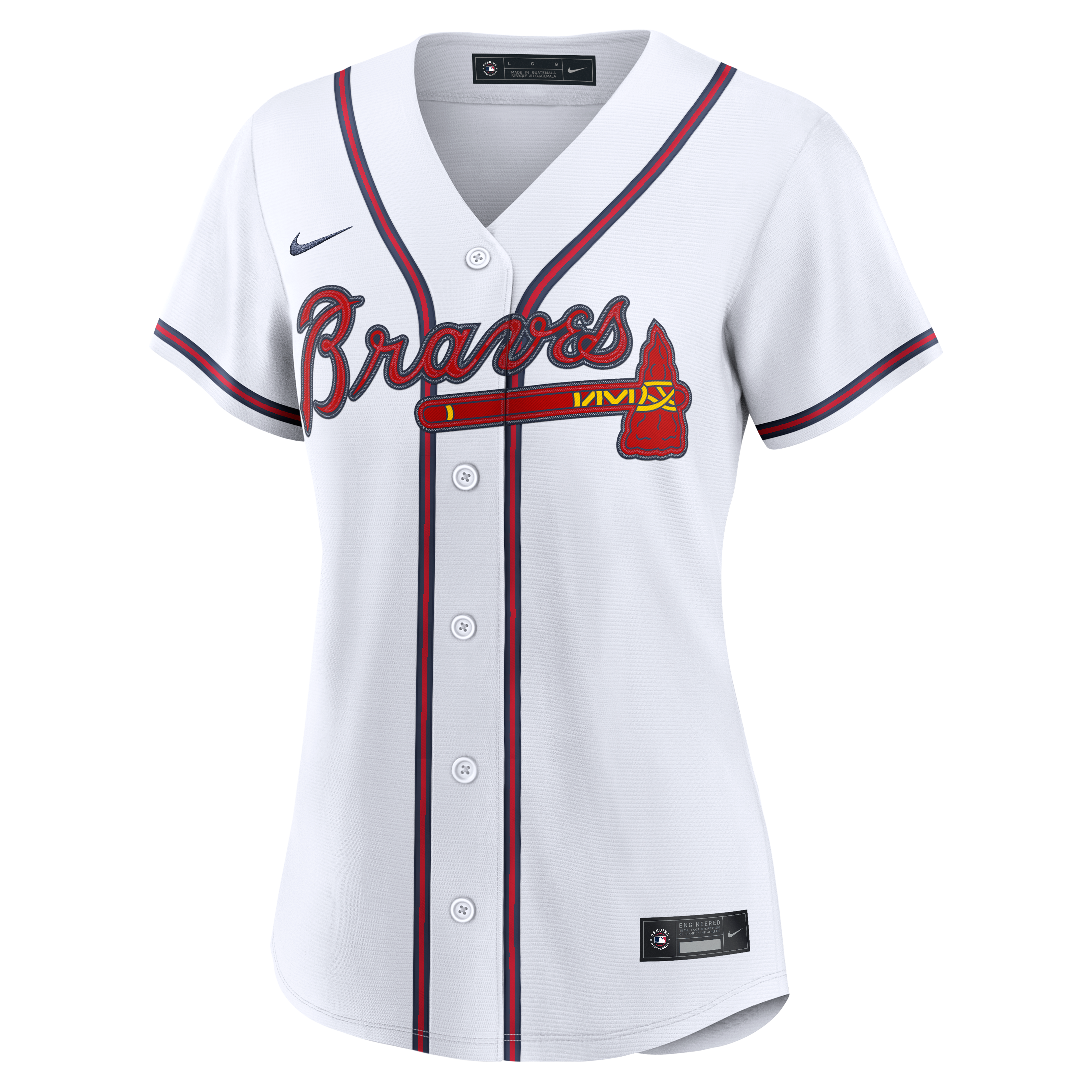 Grant Holmes Atlanta Braves Women's Home Jersey - White - Image 3