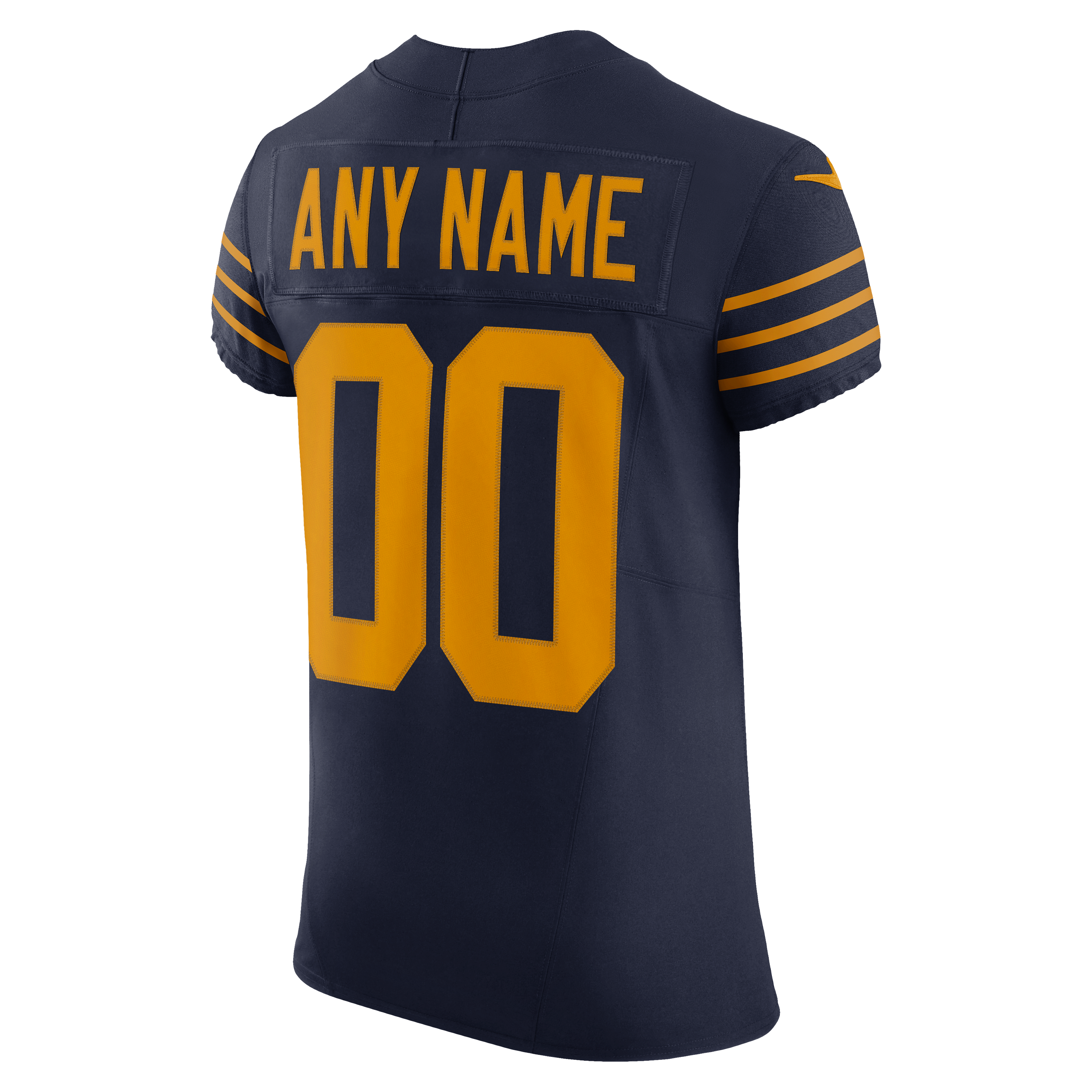 Green Bay Packers Alternate Vapor F.U.S.E. Elite Custom Jersey - Navy - Image 4
