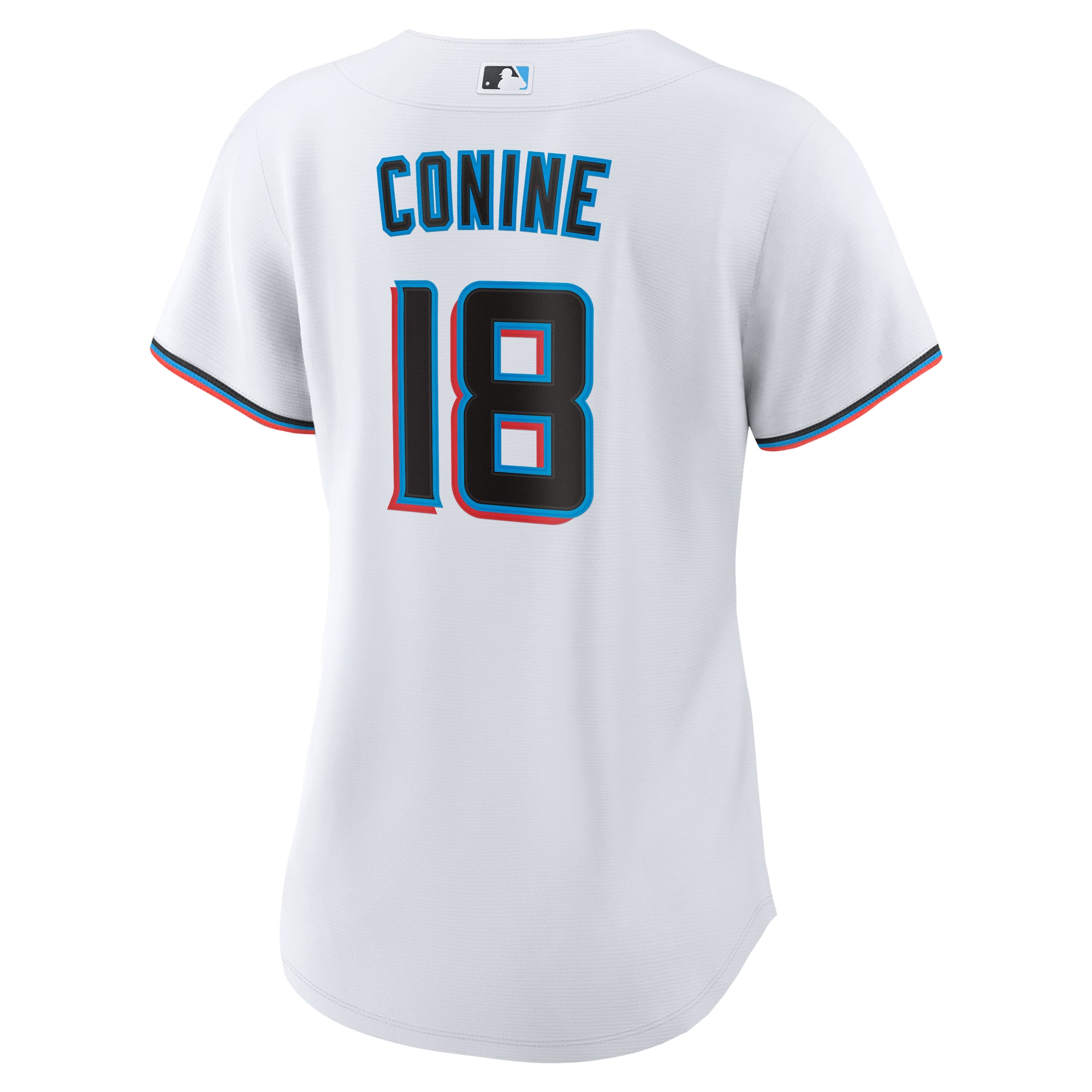 Griffin Conine Miami Marlins Women's Home Jersey - White - Image 4