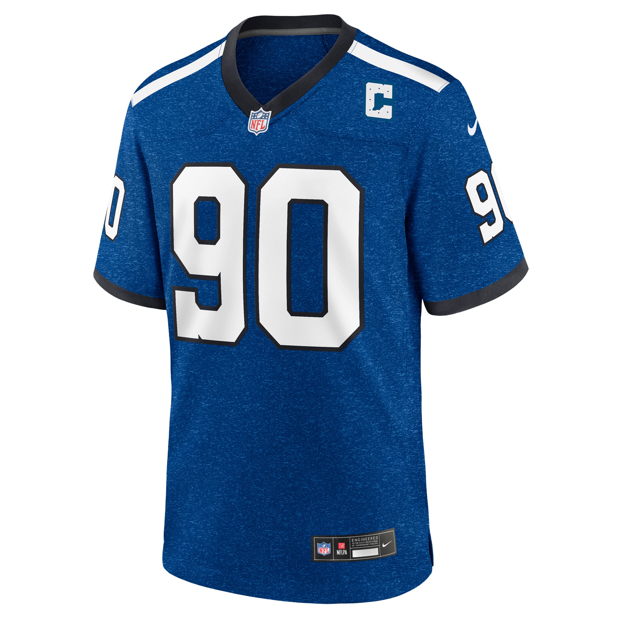 Grover Stewart Indianapolis Colts Game Jersey - Blue - Image 3