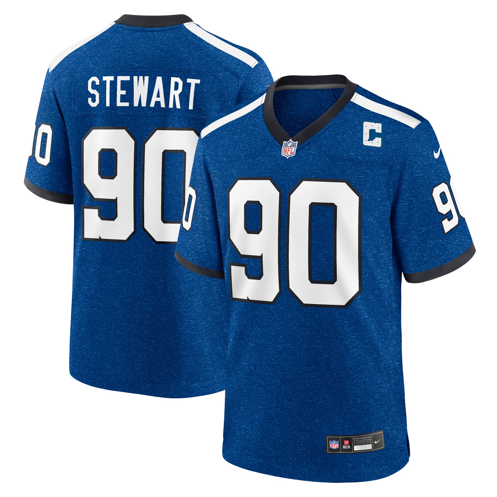 Grover Stewart Indianapolis Colts Game Jersey - Blue