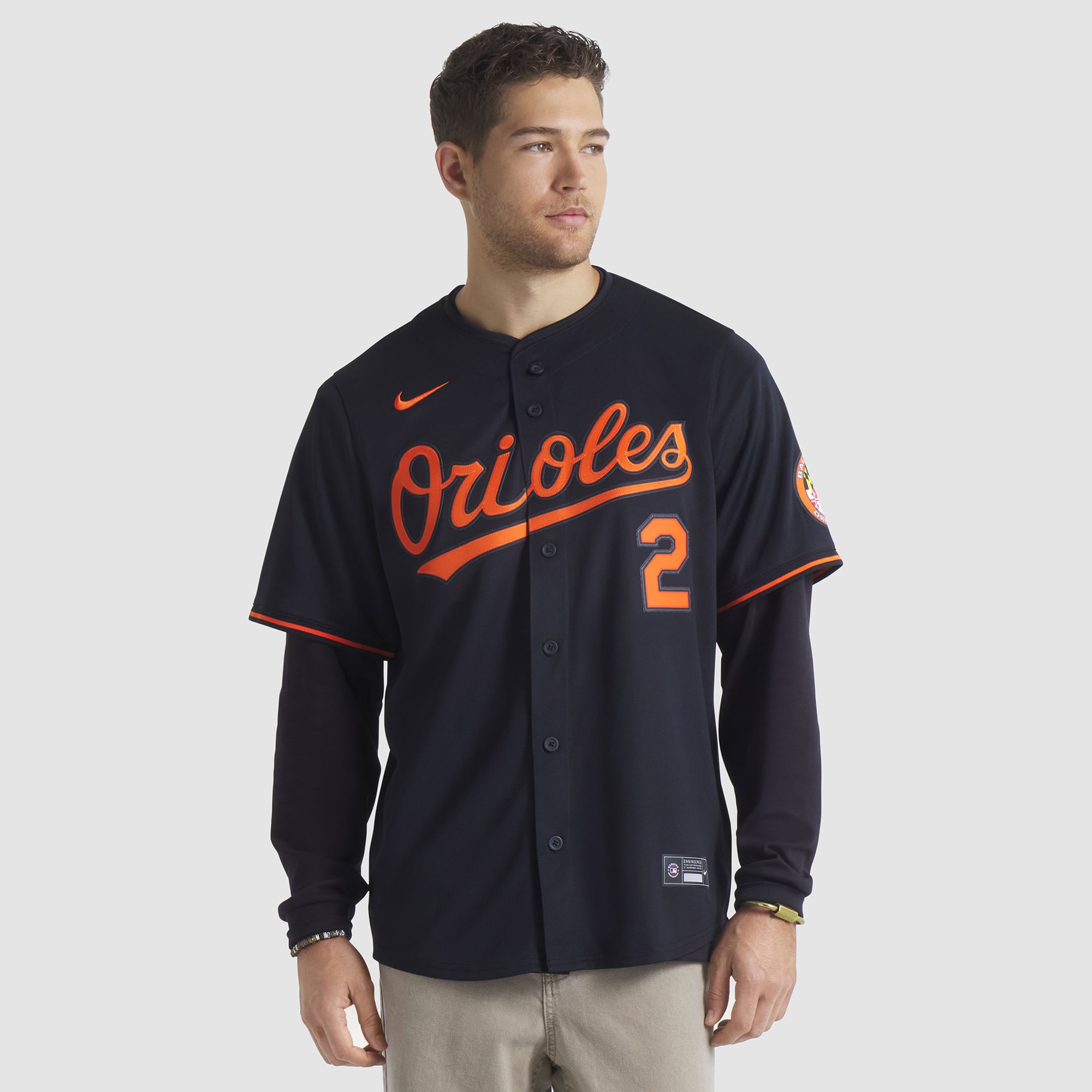 Gunnar Henderson Baltimore Orioles Alternate Limited Player Jersey - Black - Image 6