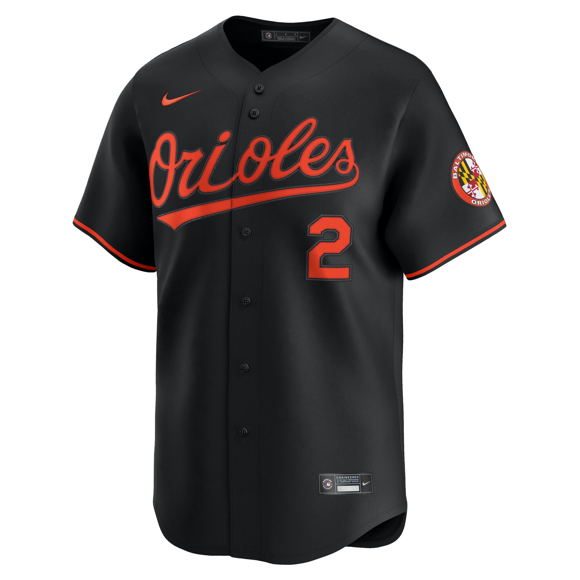 Gunnar Henderson Baltimore Orioles Alternate Limited Player Jersey - Black - Image 4