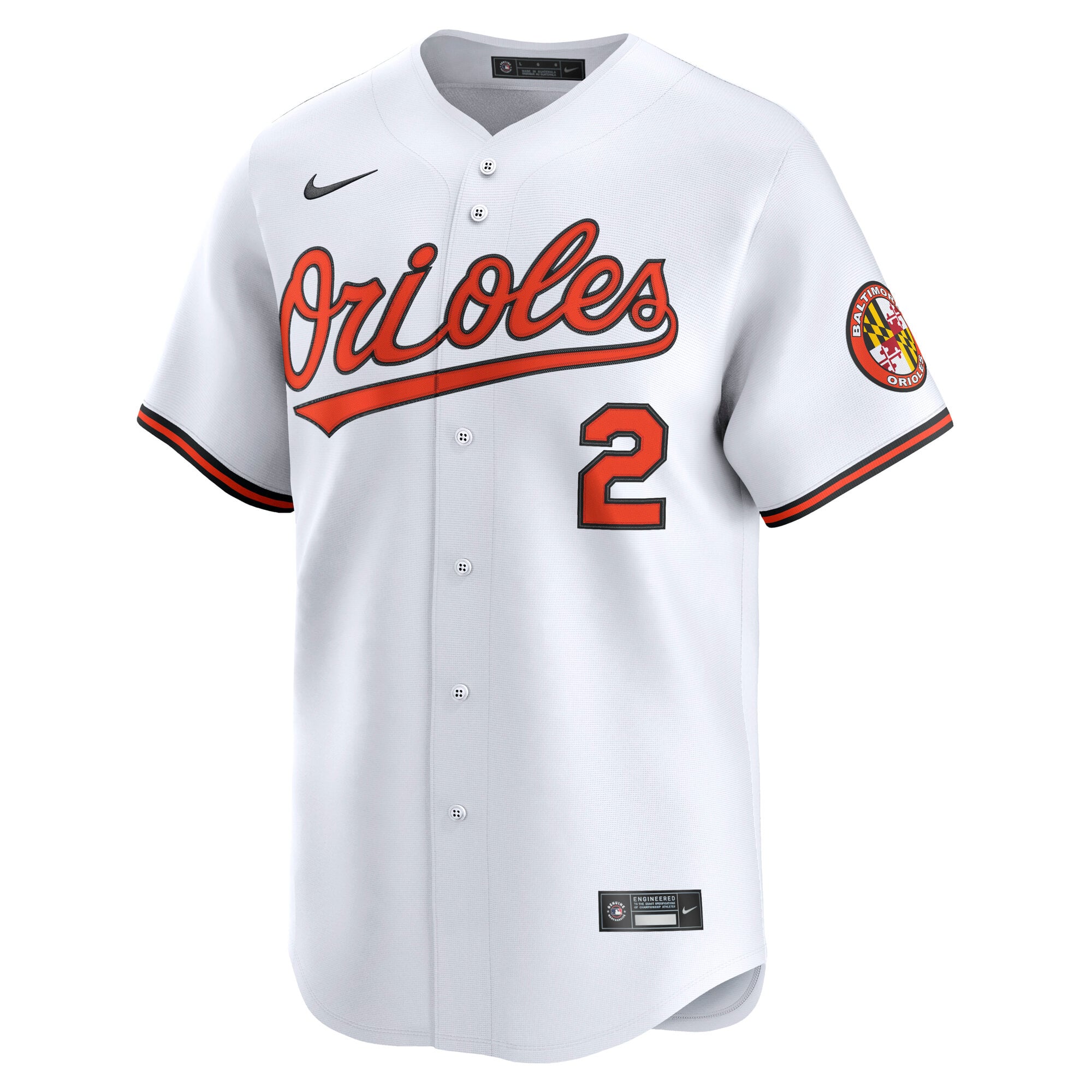 Gunnar Henderson Baltimore Orioles Alternate Limited Player Jersey - White - Image 3
