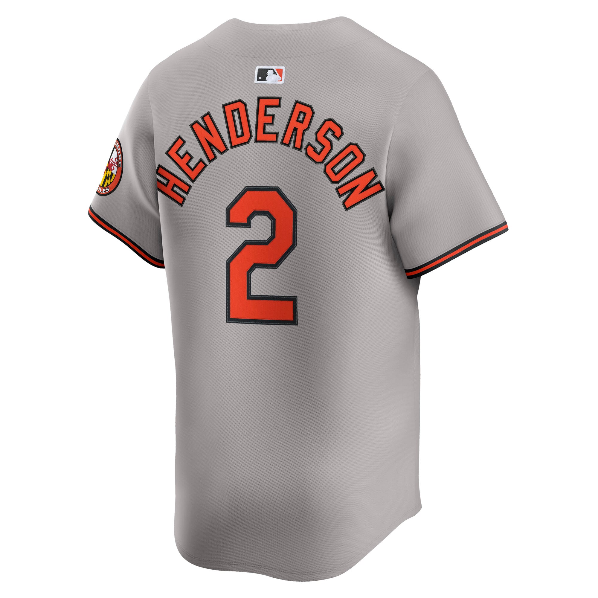 Gunnar Henderson Baltimore Orioles Road Limited Player Jersey - Gray - Image 4