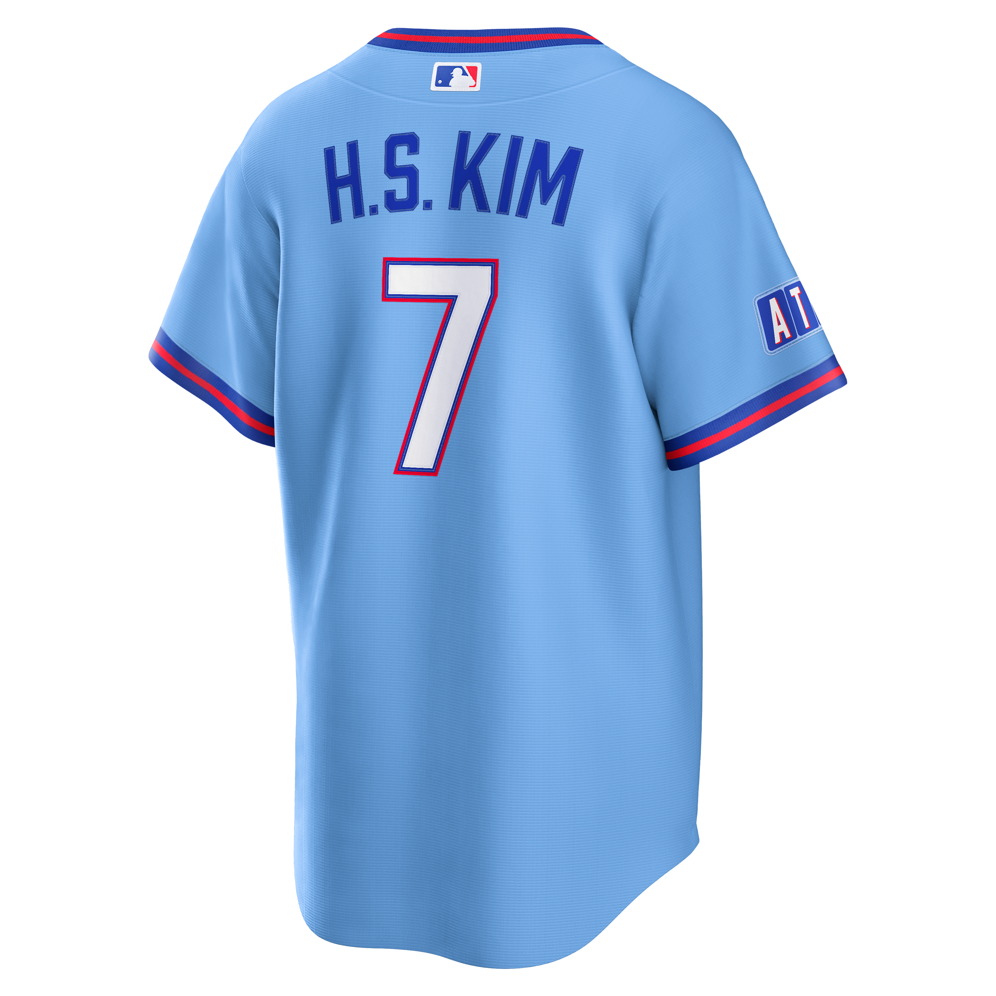 Ha-Seong Kim Atlanta Braves 2026 City Connect Stadium Jersey - Powder Blue - Image 4