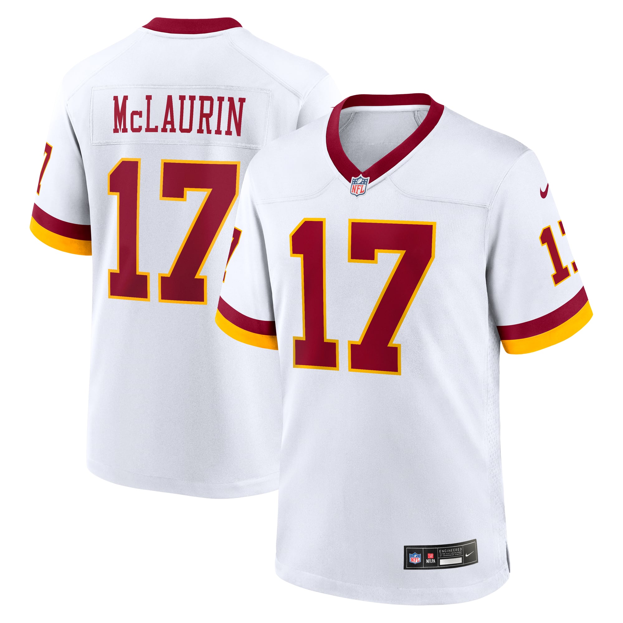 Hail Raiser Terry McLaurin Washington Commanders Alternate Game Jersey - White - Image 2