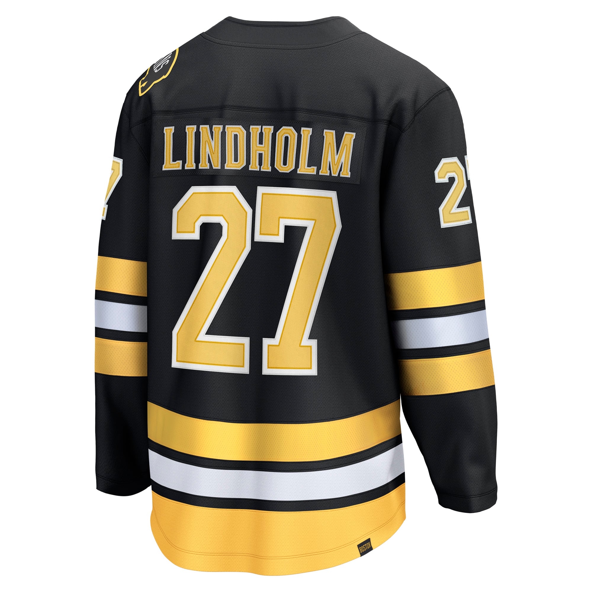 Hampus Lindholm Boston Bruins Home Breakaway Player Jersey - Black - Image 4