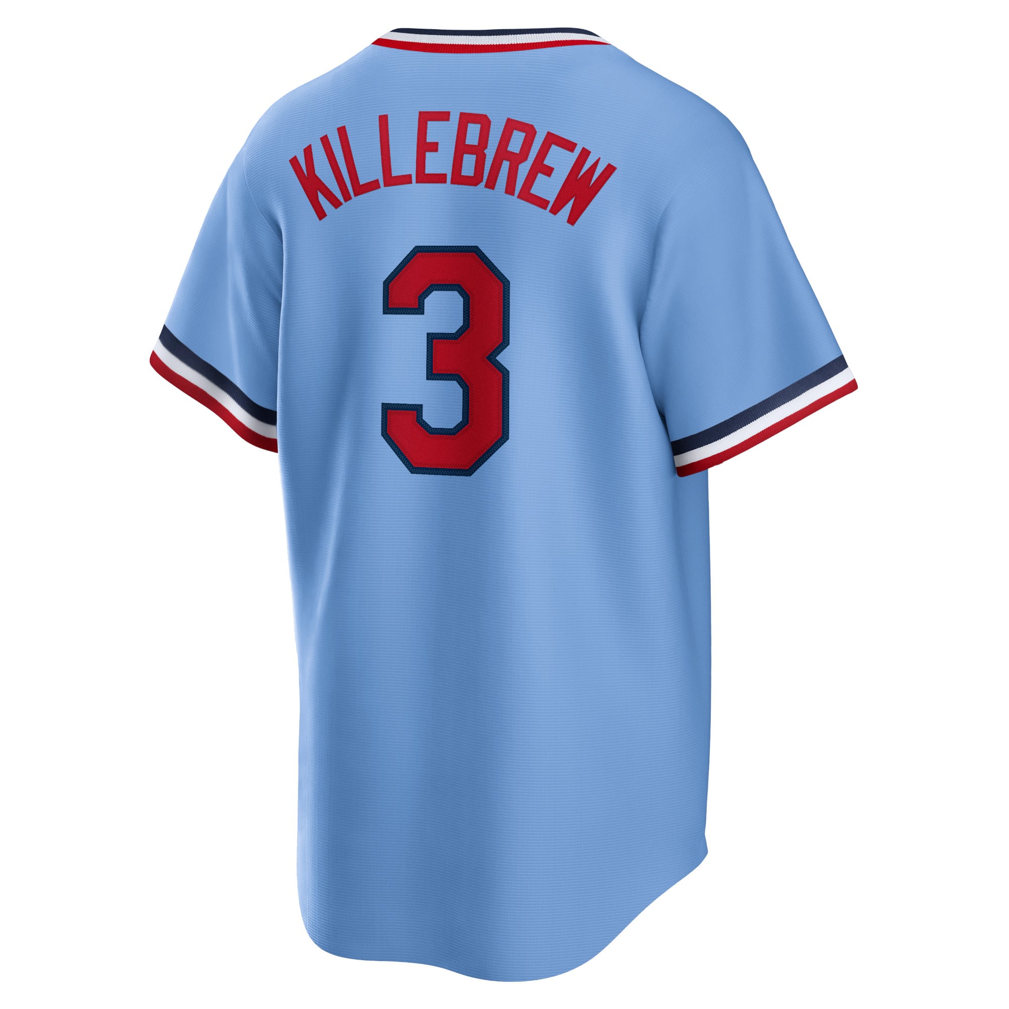 Harmon Killebrew Minnesota Twins Road Cooperstown Collection Player Jersey - Light Blue - Image 4