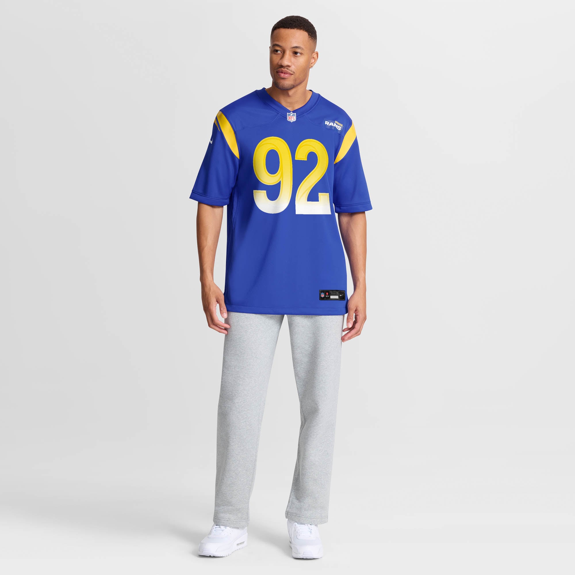 Harrison Mevis Los Angeles Rams Team Game Jersey - Royal - Image 5