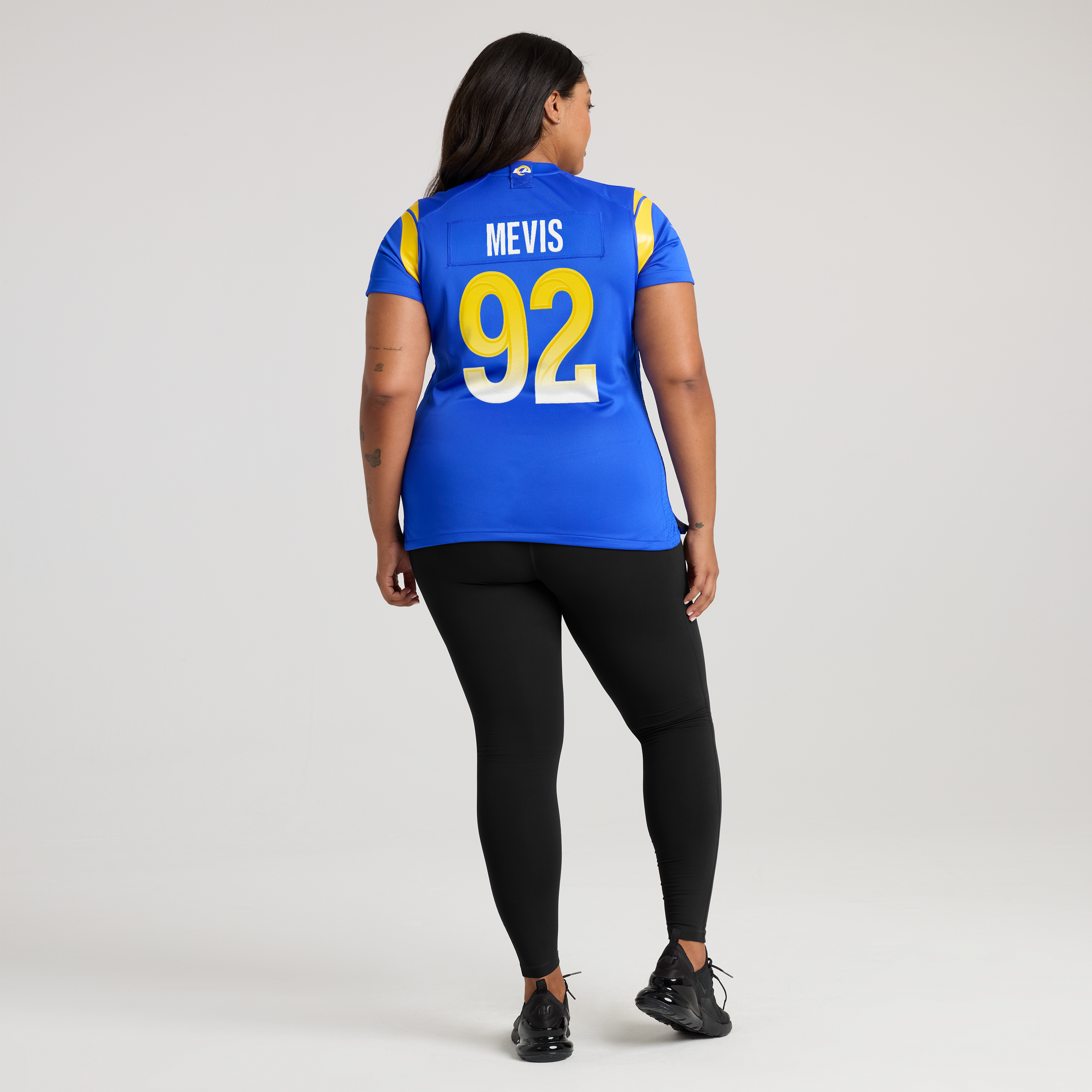 Harrison Mevis Los Angeles Rams Women's Team Game Jersey - Royal - Image 8