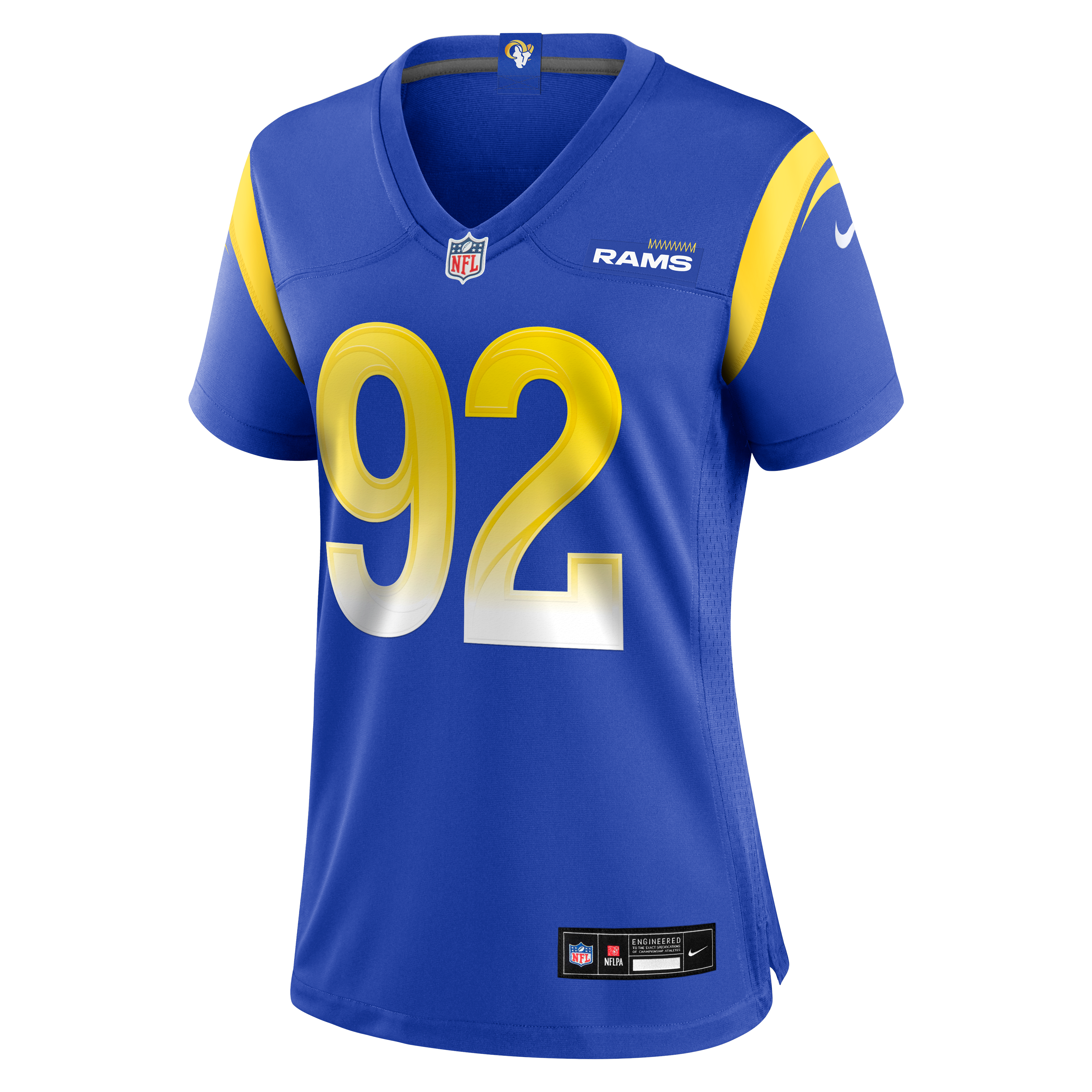 Harrison Mevis Los Angeles Rams Women's Team Game Jersey - Royal - Image 3