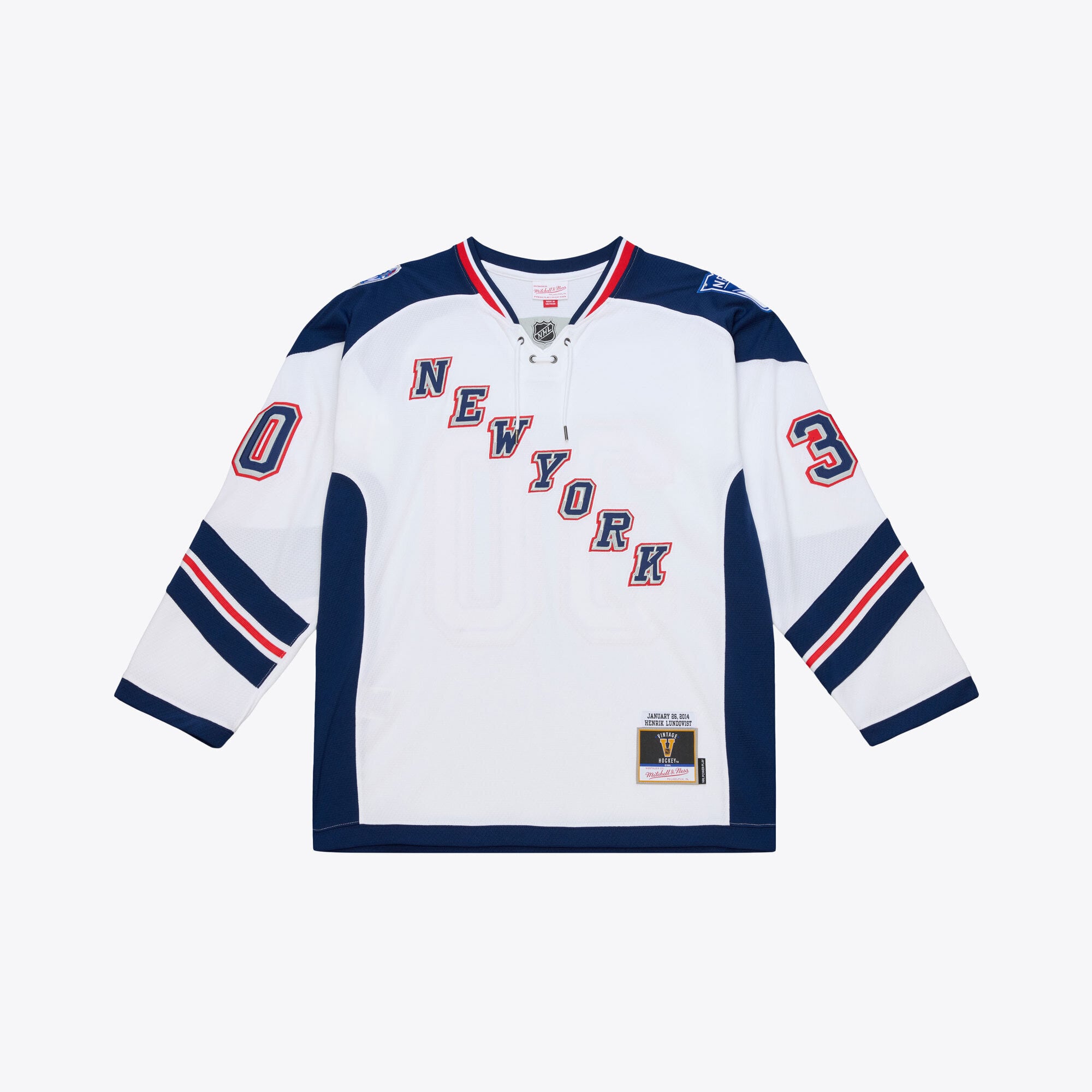 Henrik Lundqvist New York Rangers 2014 Stadium Series Power Play Jersey - White