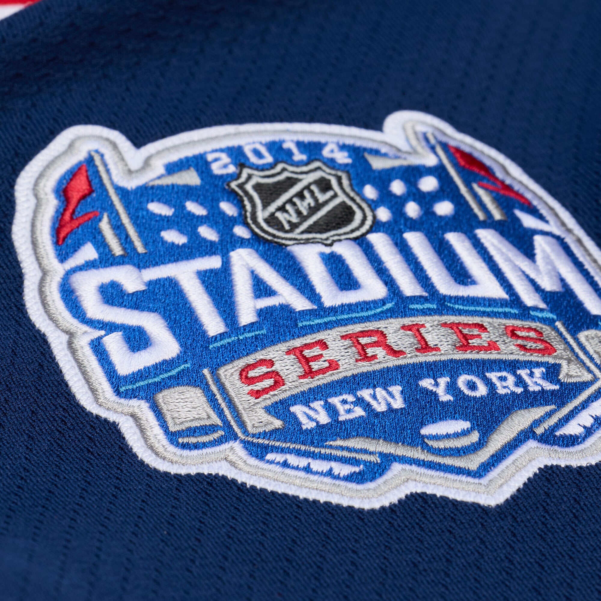 Henrik Lundqvist New York Rangers 2014 Stadium Series Power Play Jersey - White - Image 9