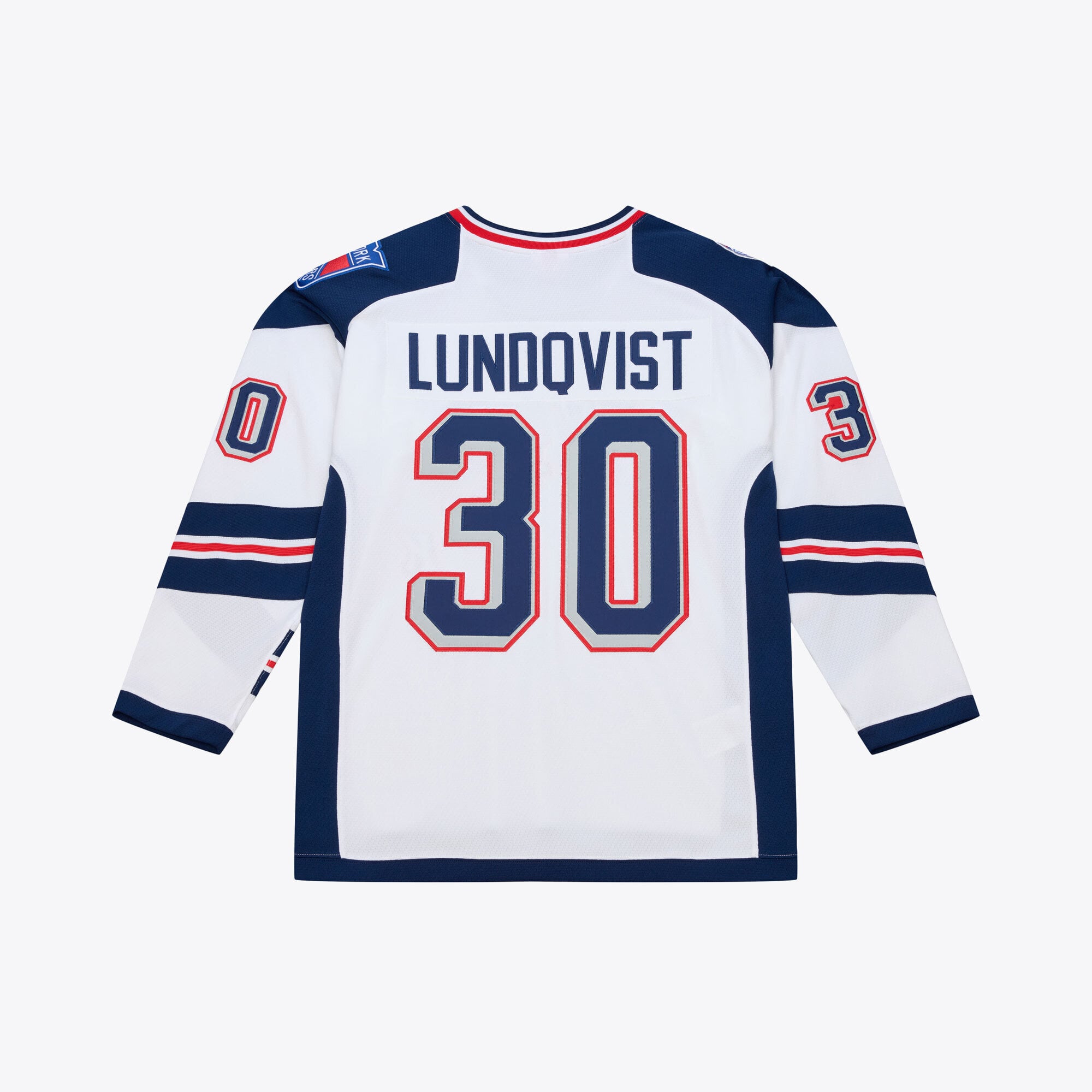 Henrik Lundqvist New York Rangers 2014 Stadium Series Power Play Jersey - White - Image 3