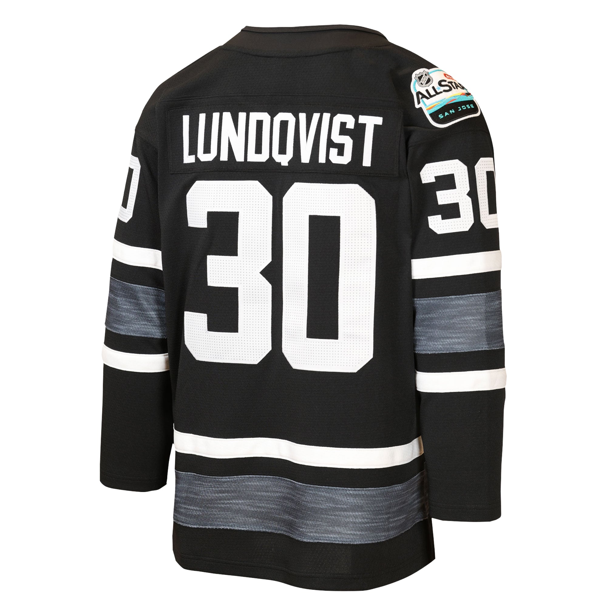 Henrik Lundqvist New York Rangers Youth 2019 All-Star Game Power Play Jersey - Black - Image 4