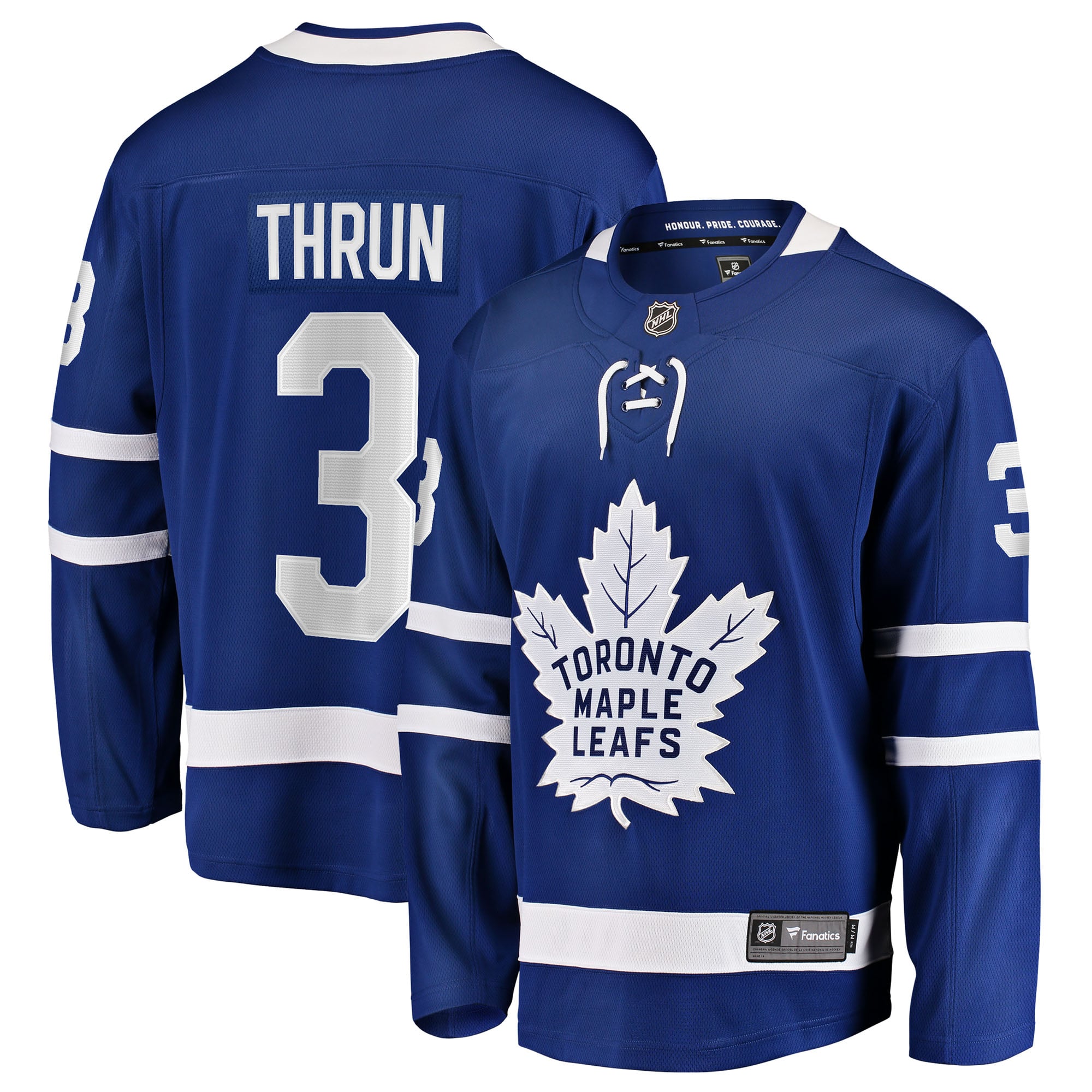 Henry Thrun Toronto Maple Leafs Home Breakaway Jersey - Blue - Image 2