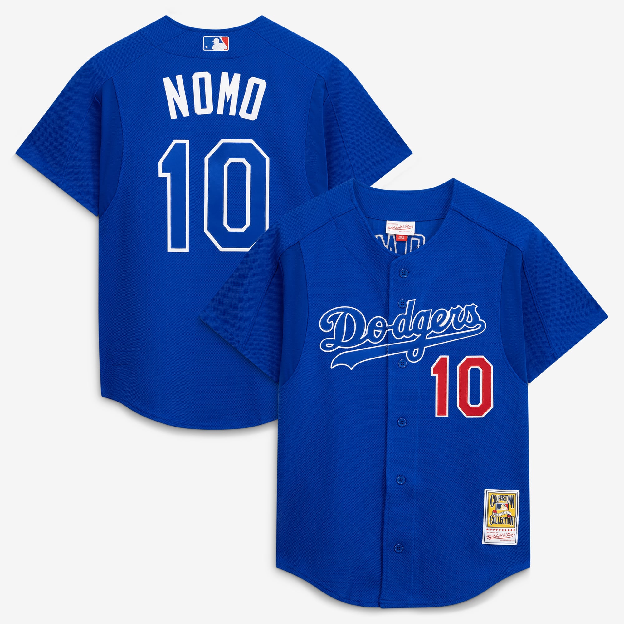 Hideo Nomo Los Angeles Dodgers Cooperstown Collection 2004 Batting Practice Jersey - Royal - Image 2