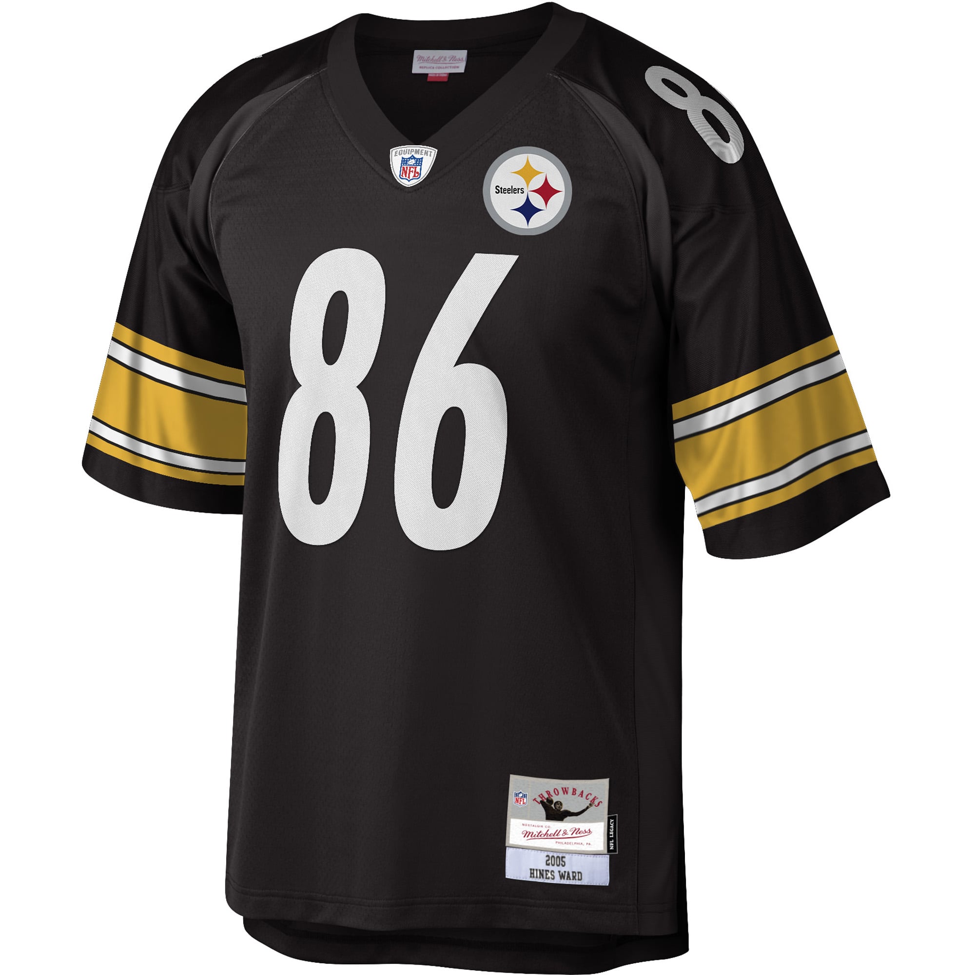 Hines Ward Pittsburgh Steelers Legacy Jersey - Black - Image 3