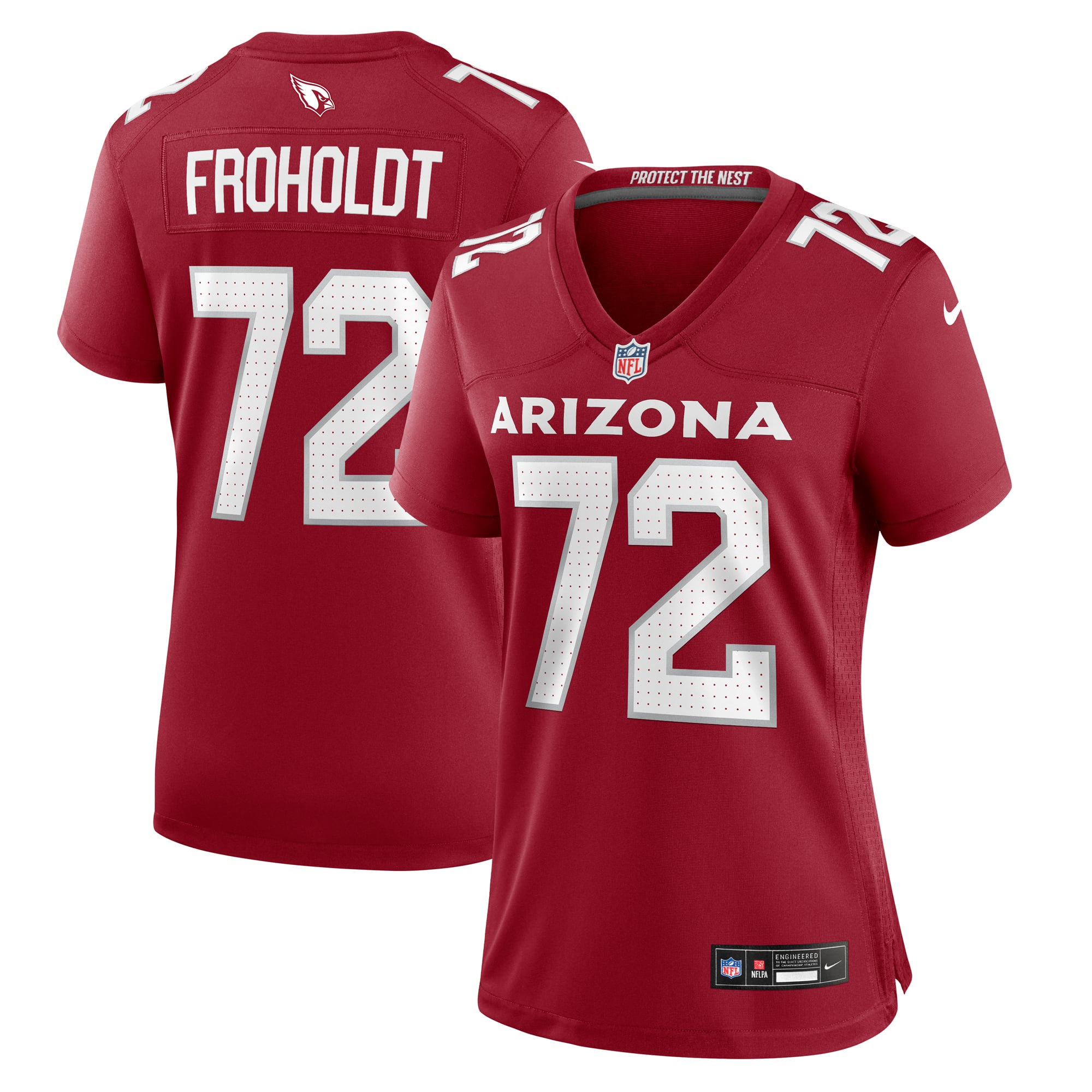 Hjalte Froholdt Arizona Cardinals Women's Game Jersey - Cardinal - Image 2