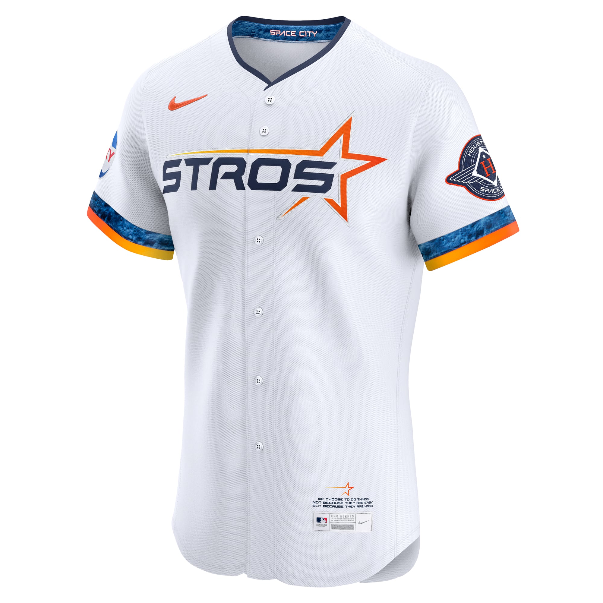 Houston Astros 2025 City Connect Elite Jersey - White - Image 3