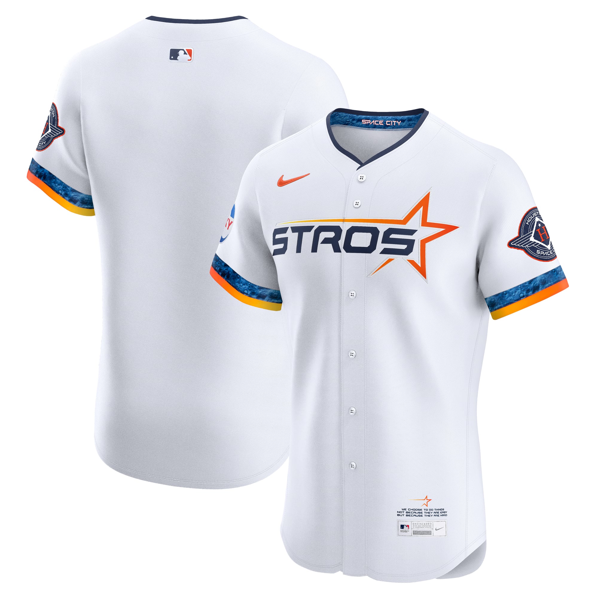 Houston Astros 2025 City Connect Elite Jersey - White