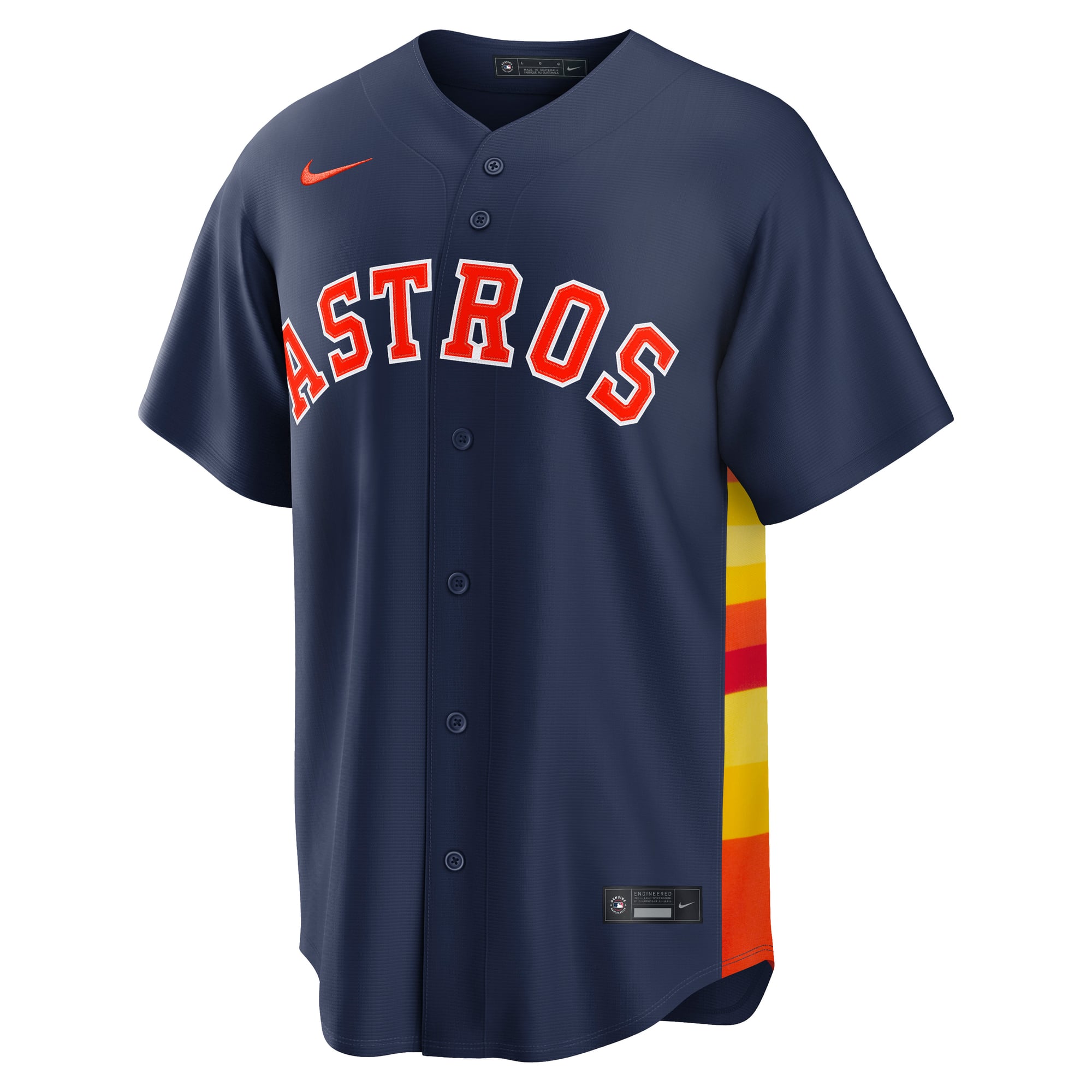 Houston Astros Alternate Jersey - Navy - Image 3