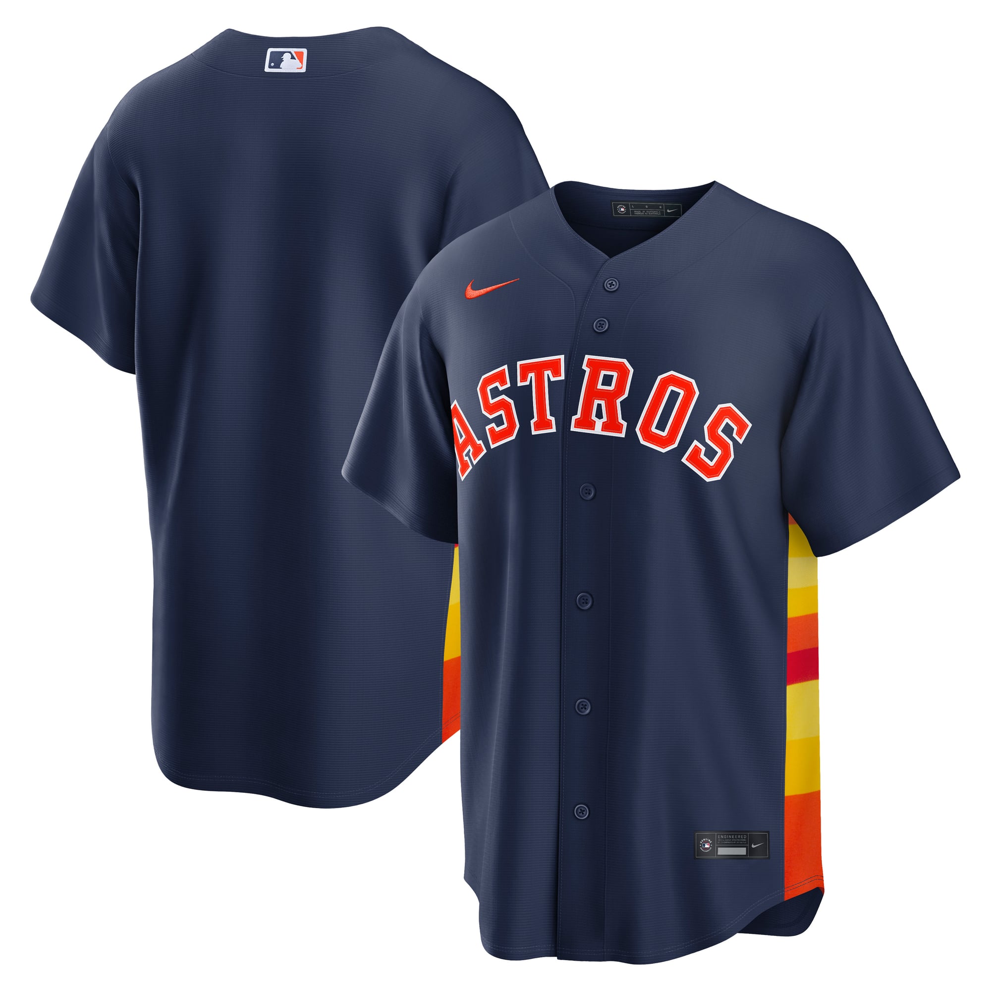 Houston Astros Alternate Jersey - Navy - Image 2