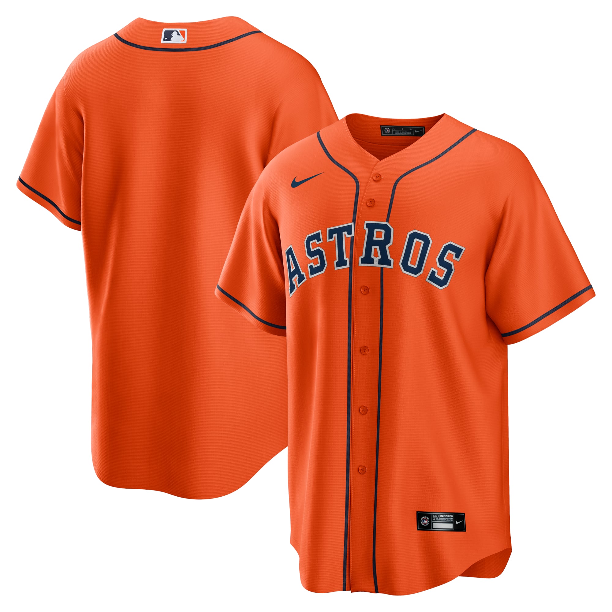 Houston Astros Alternate Team Jersey - Orange