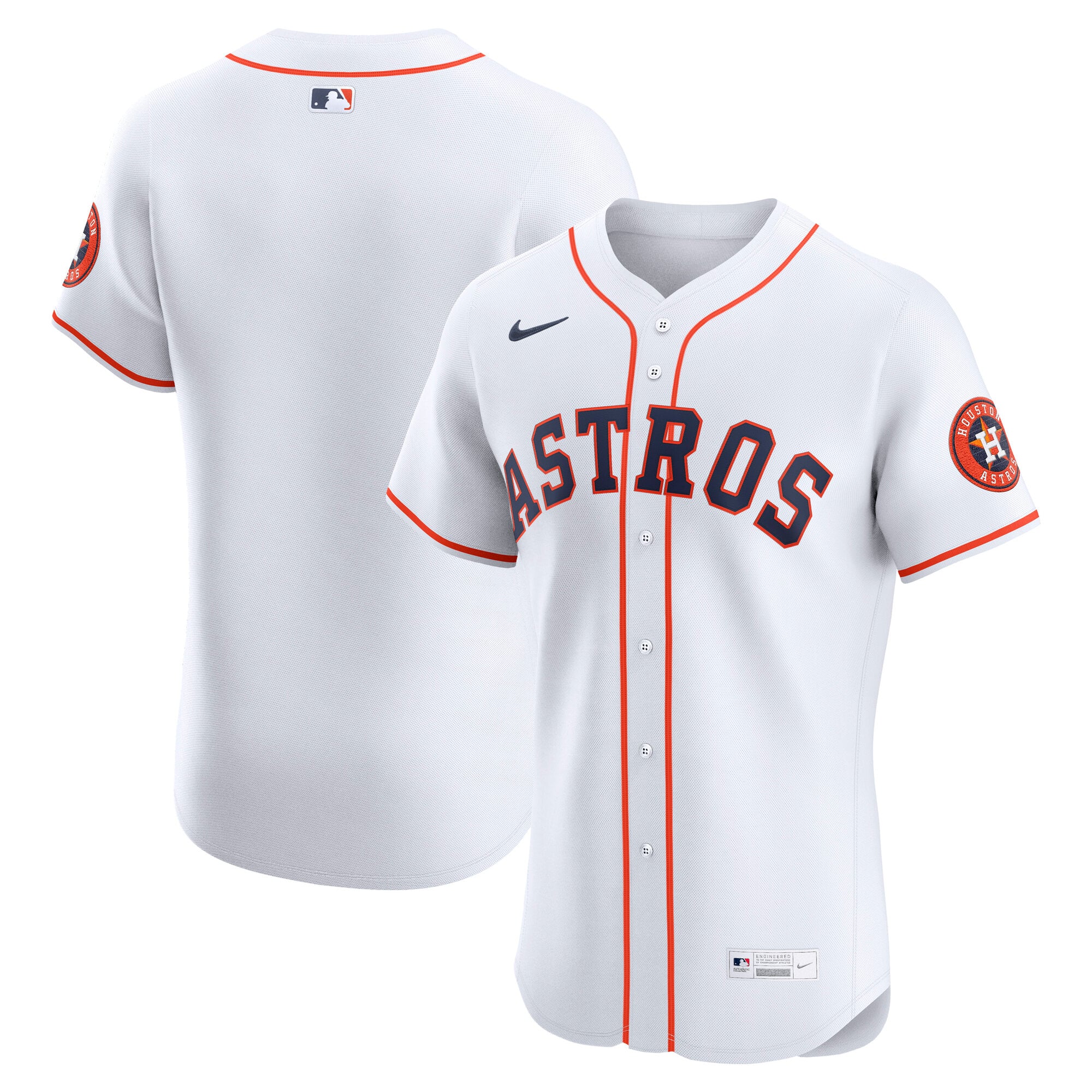 Houston Astros Home Elite Jersey - White - Image 2