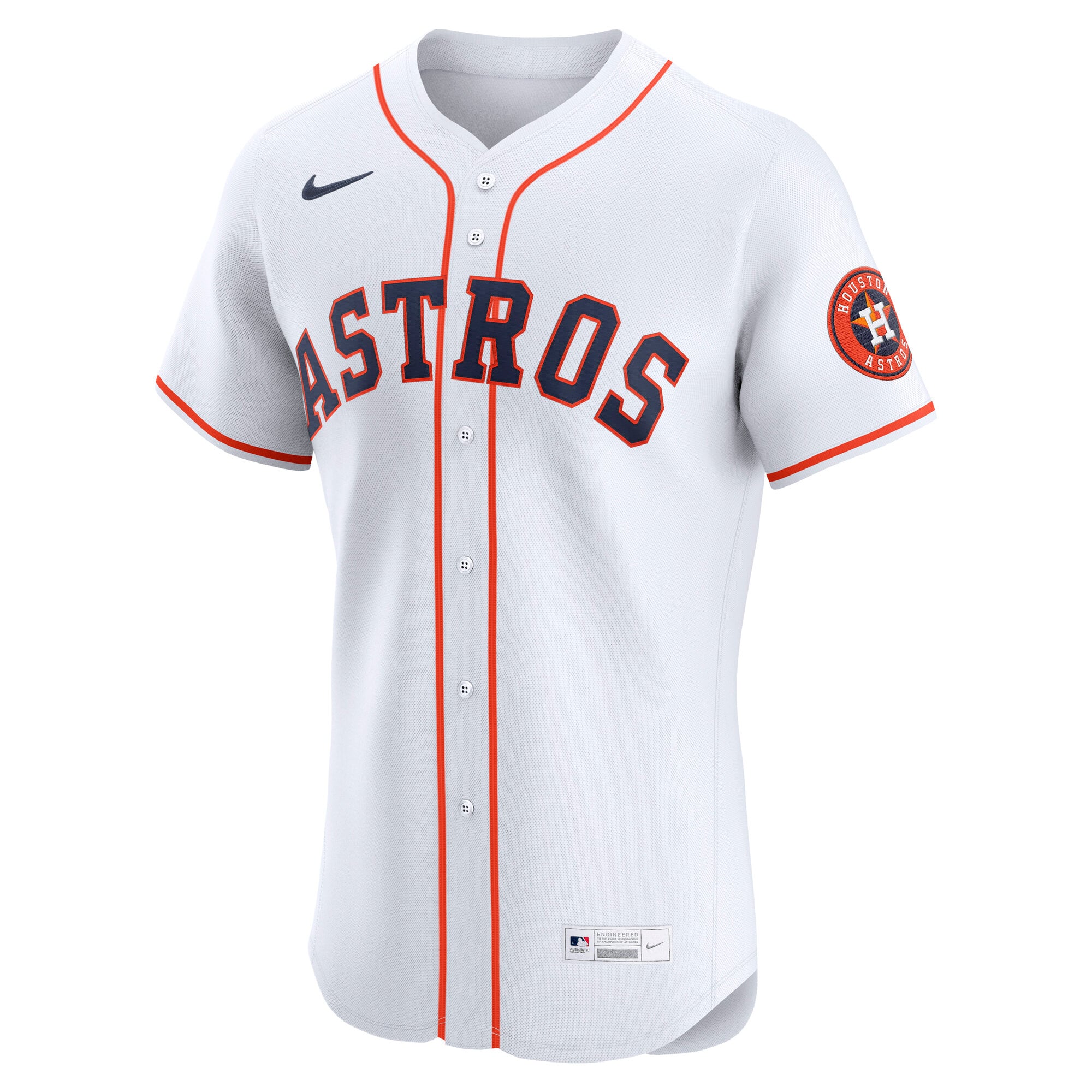 Houston Astros Home Elite Jersey - White - Image 3