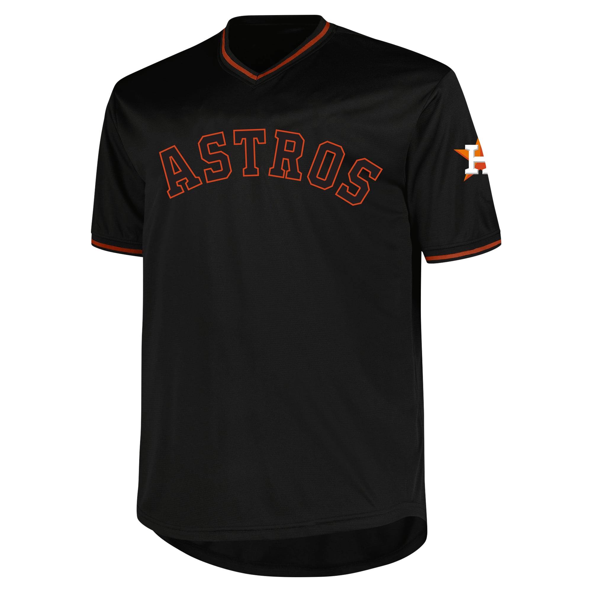 Houston Astros Profile Big & Tall Pop Fashion Jersey - Black - Image 3