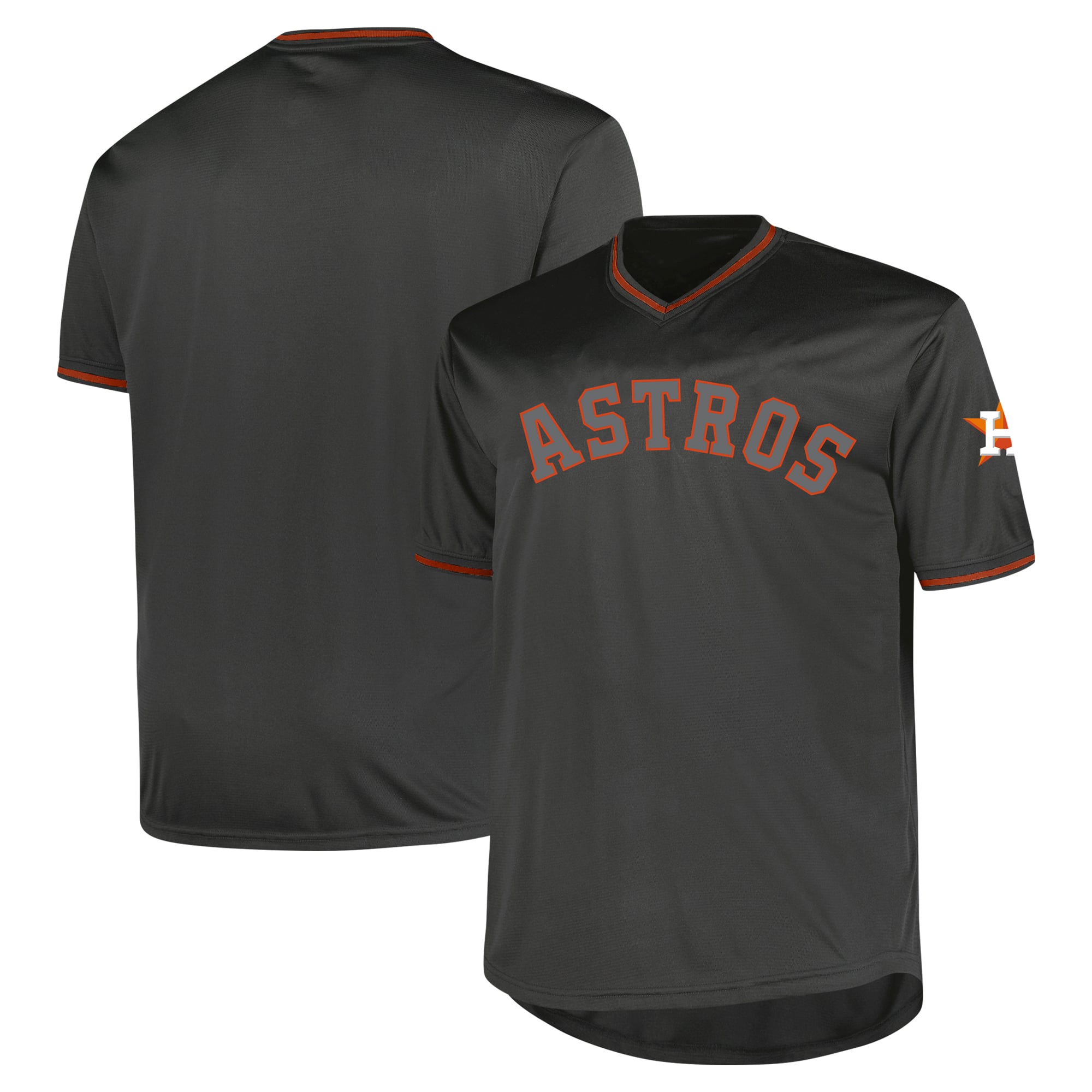 Houston Astros Profile Big & Tall Pop Fashion Jersey - Charcoal - Image 2