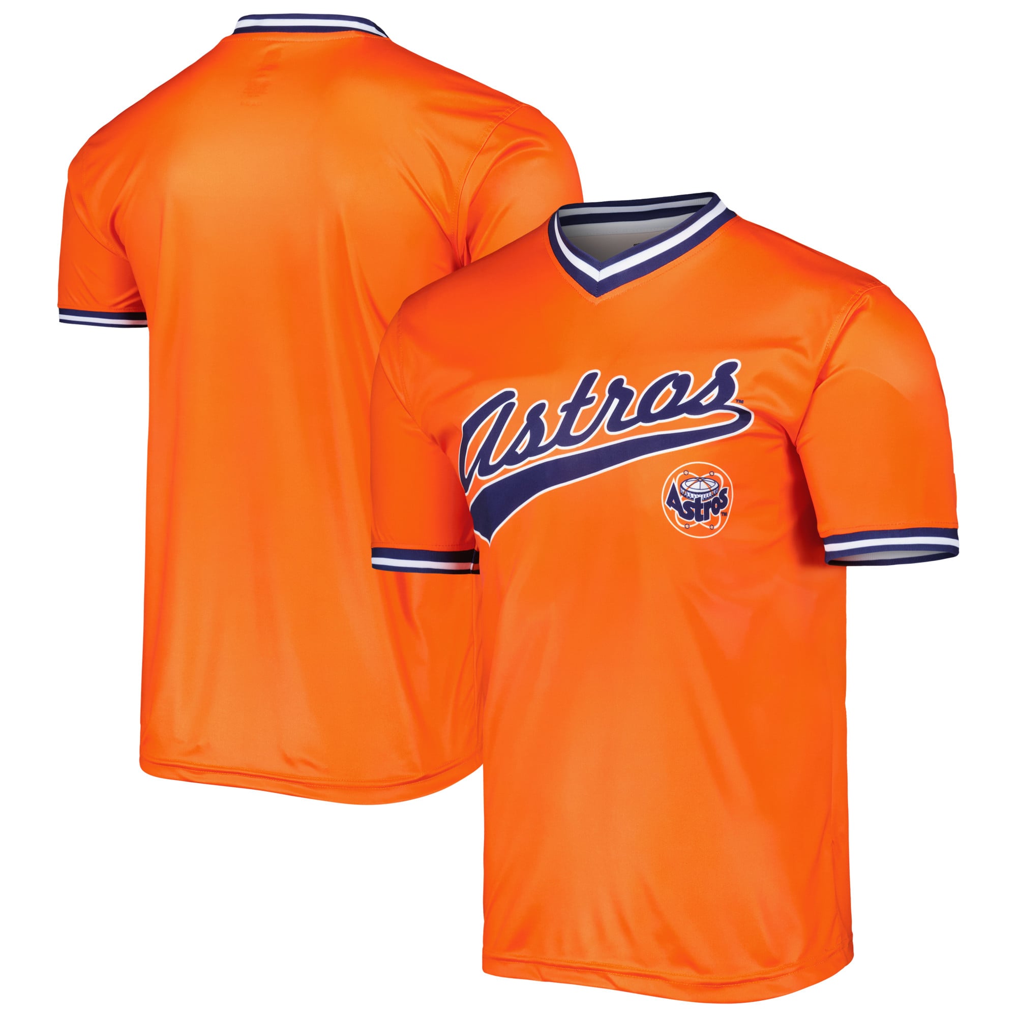 Houston Astros Stitches Cooperstown Collection Team Jersey - Orange - Image 2