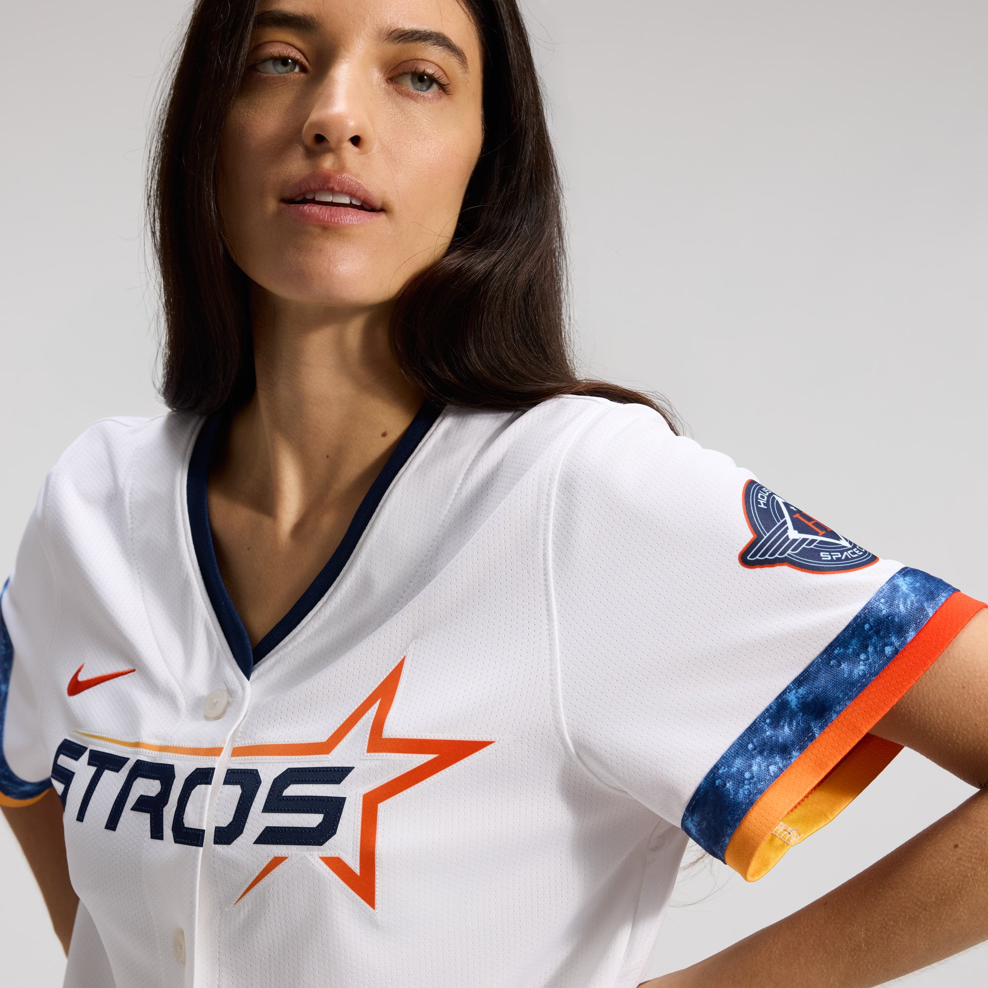 Houston Astros Women's 2025 City Connect Limited Jersey - White - Image 11