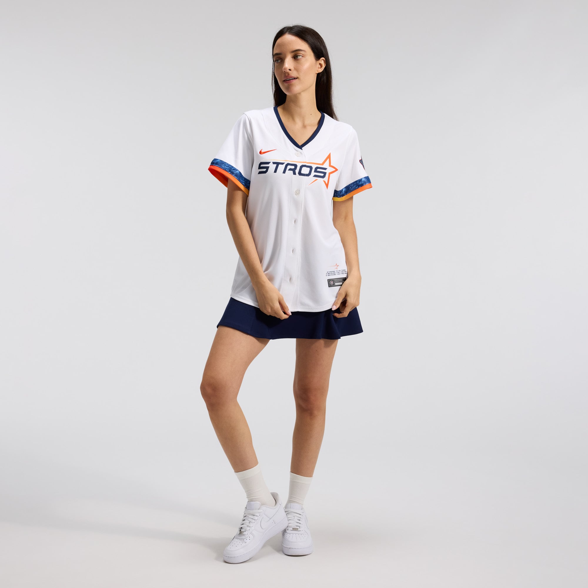 Houston Astros Women's 2025 City Connect Limited Jersey - White - Image 4