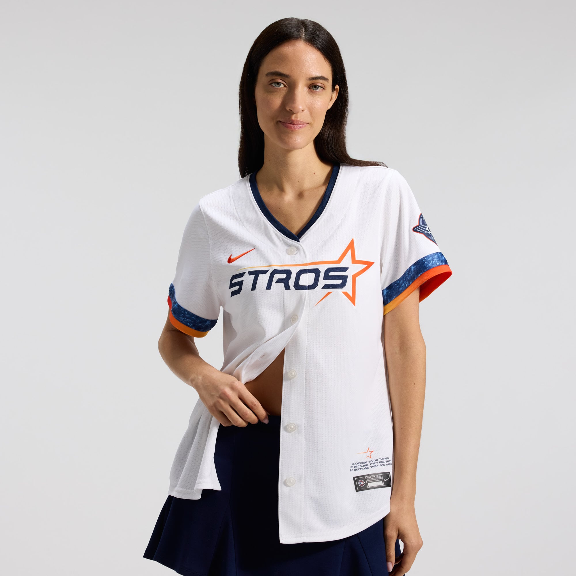 Houston Astros Women's 2025 City Connect Limited Jersey - White - Image 2