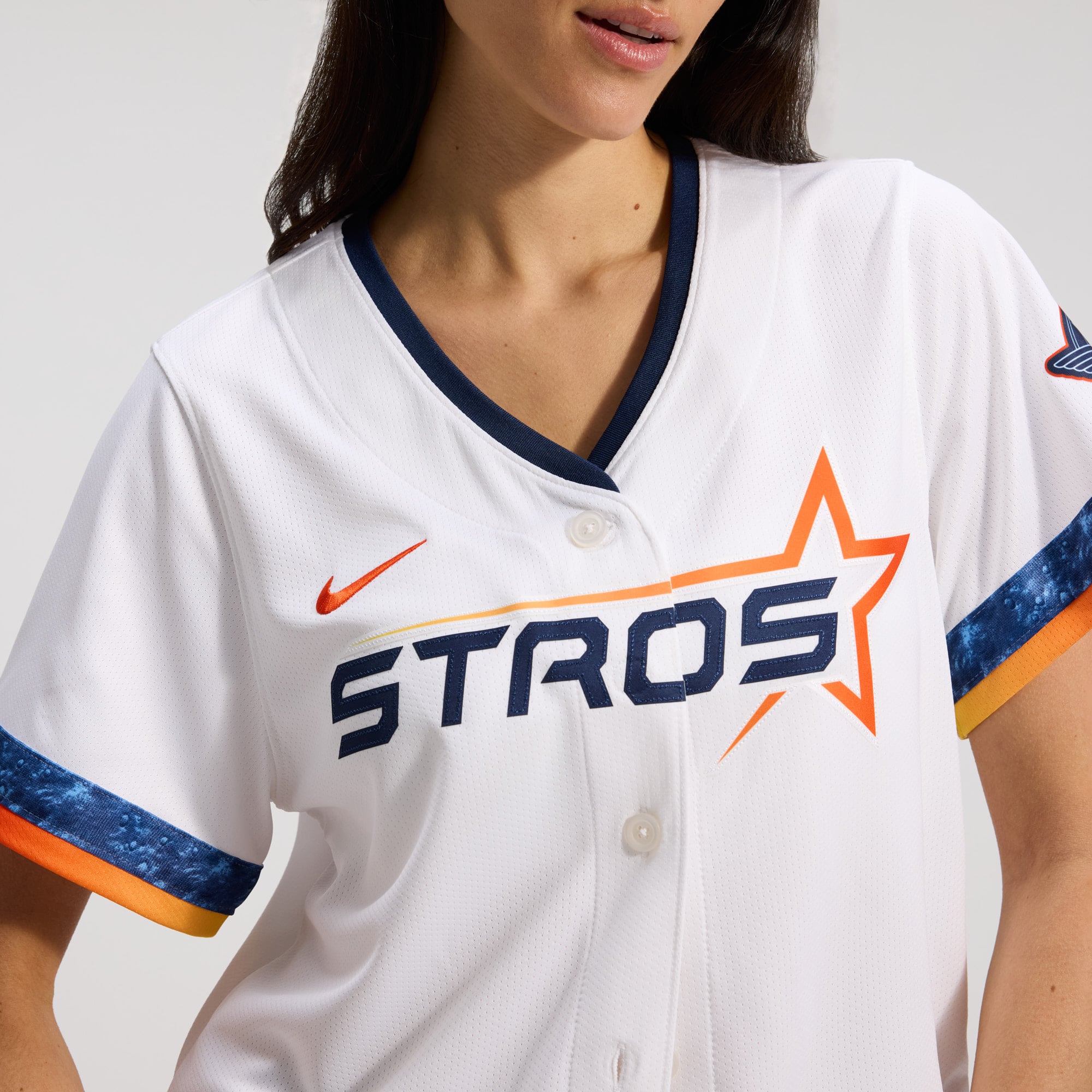 Houston Astros Women's 2025 City Connect Limited Jersey - White - Image 10