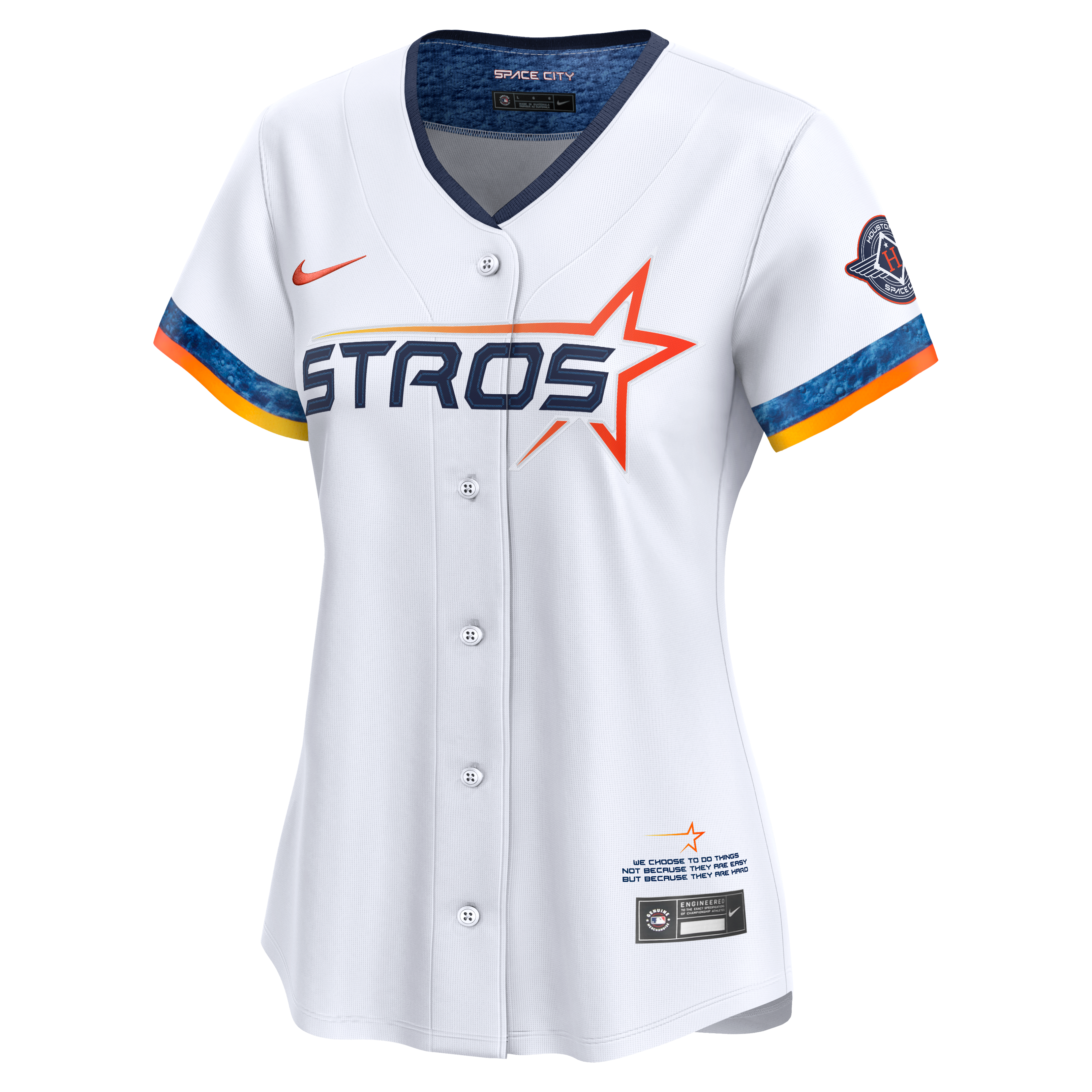Houston Astros Women's 2025 City Connect Limited Jersey - White - Image 7