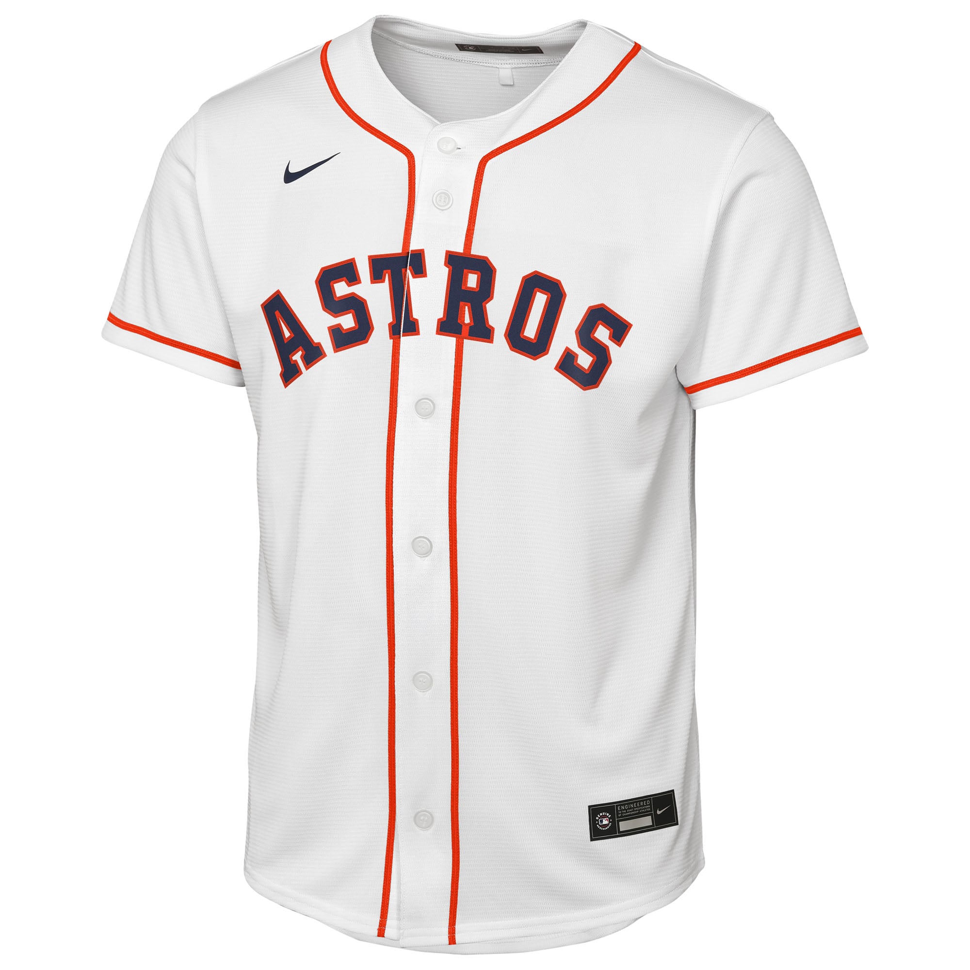 Houston Astros Youth Home Jersey - White - Image 3