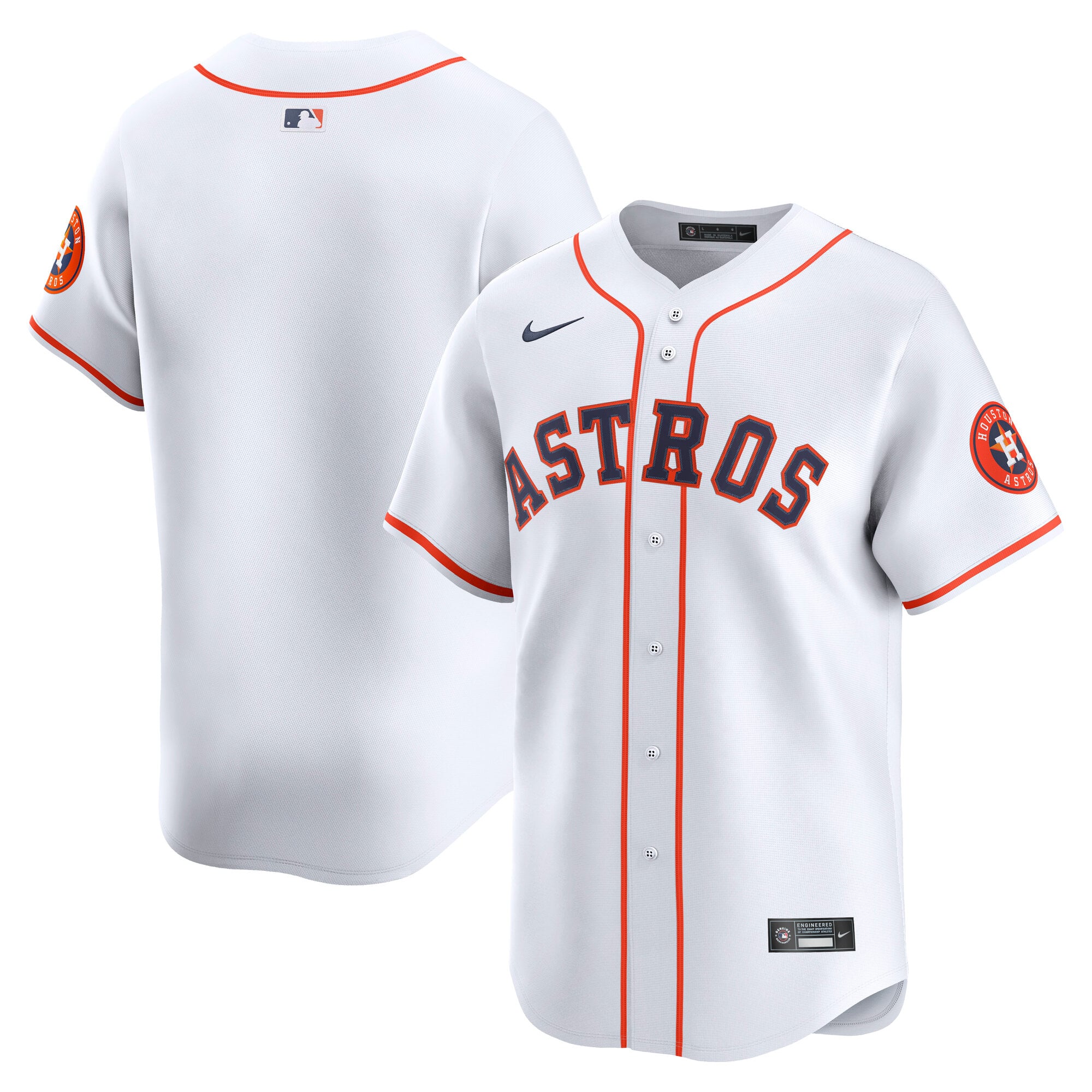 Houston Astros Youth Home Limited Jersey - White - Image 2