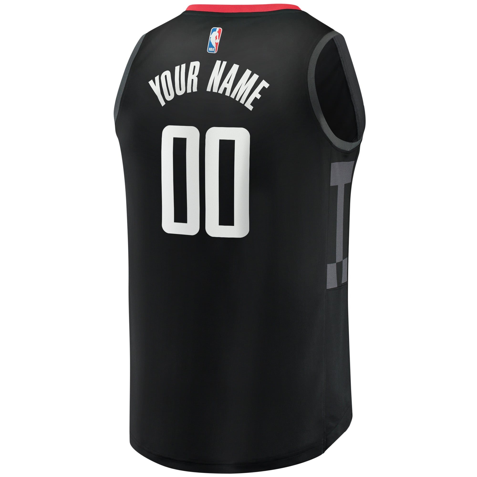 Houston Rockets Fast Break Custom Jersey - Statement Edition - Black - Image 4