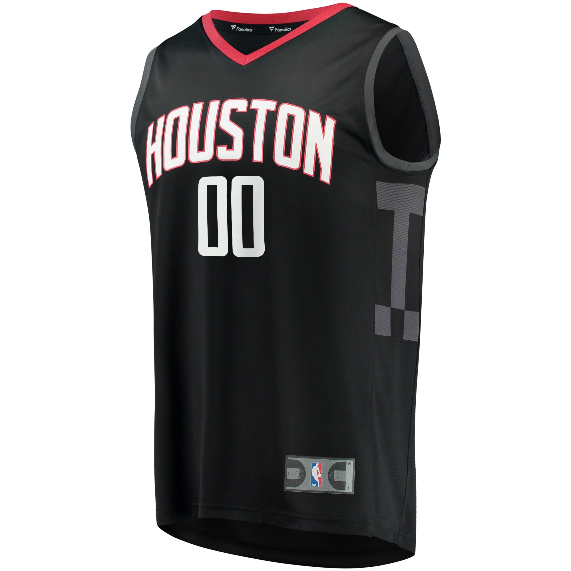 Houston Rockets Fast Break Custom Jersey - Statement Edition - Black - Image 3