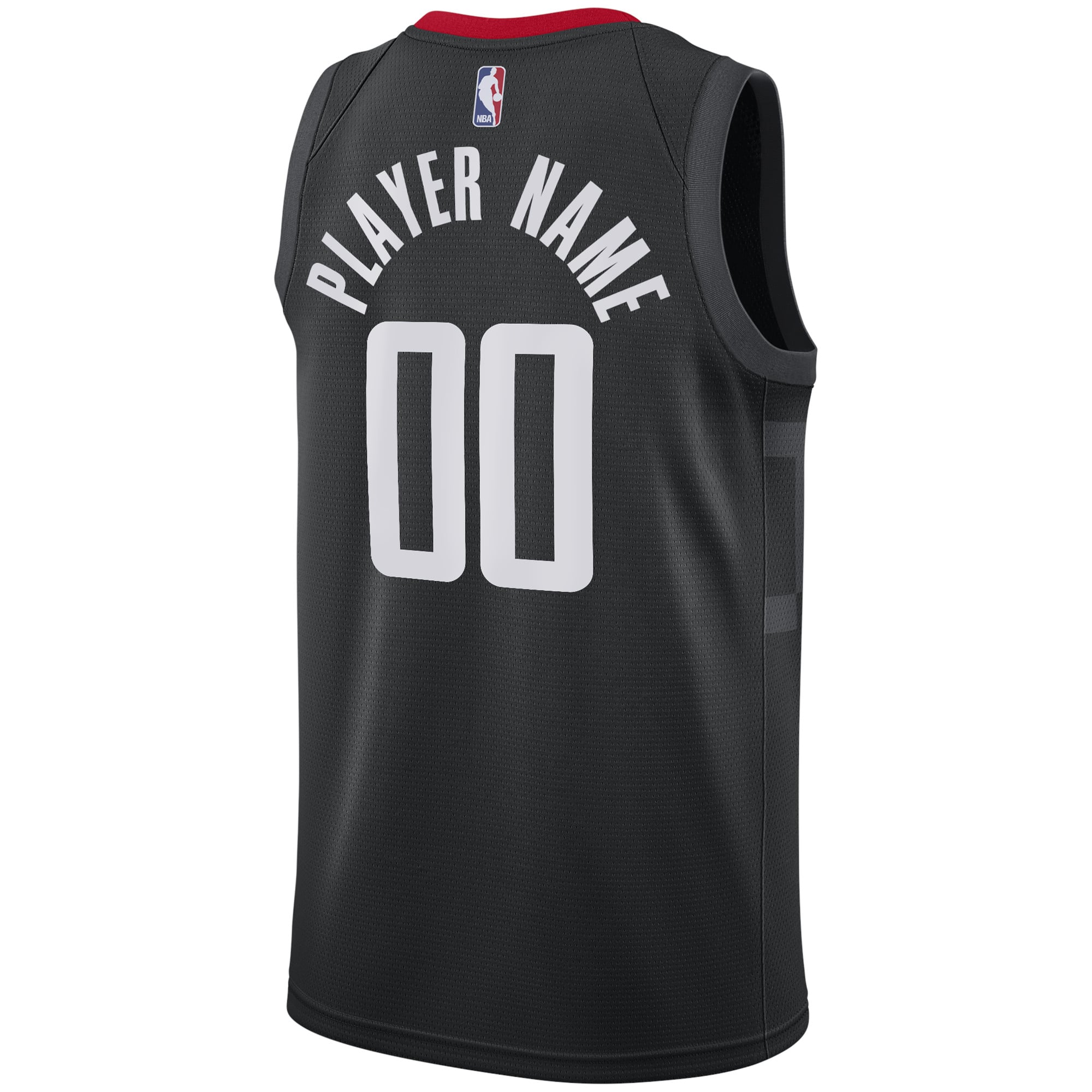 Houston Rockets Swingman Custom Jersey Black - Statement Edition - Image 4