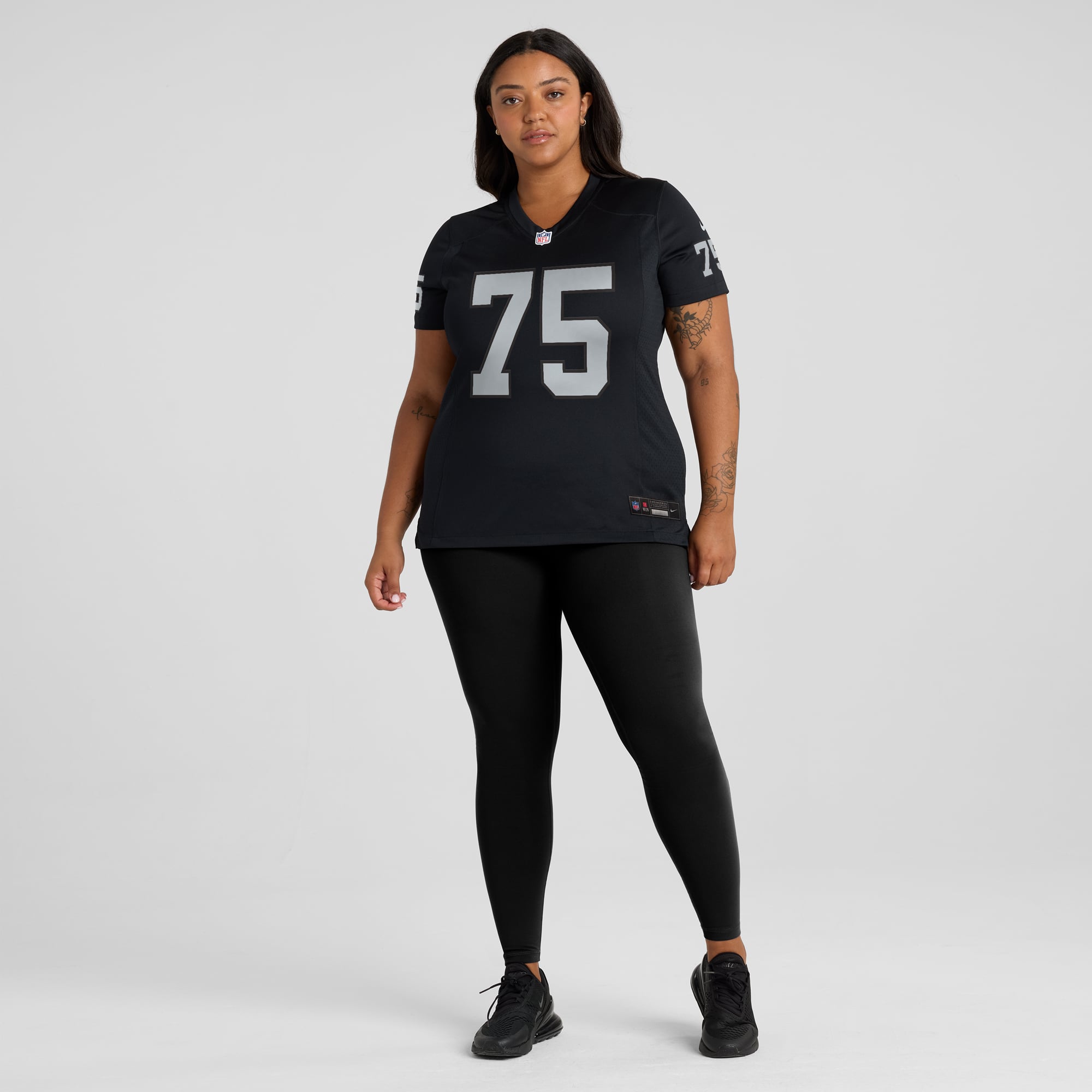 Howie Long Las Vegas Raiders Women's Game Retired Player Jersey - Black - Image 7