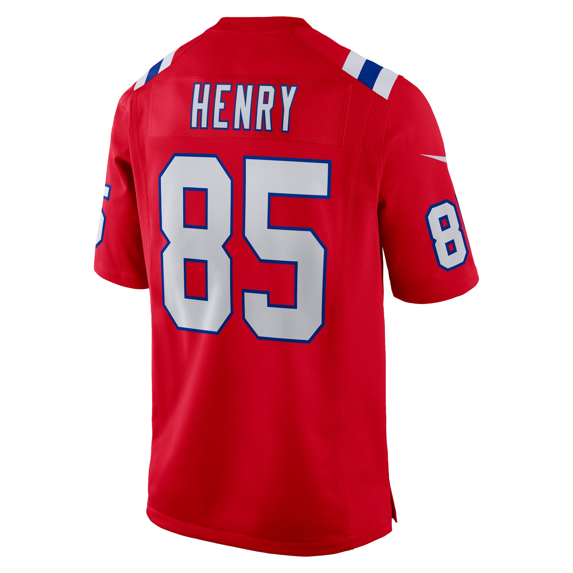 Hunter Henry New England Patriots Game Alternate Jersey - Red - Image 4