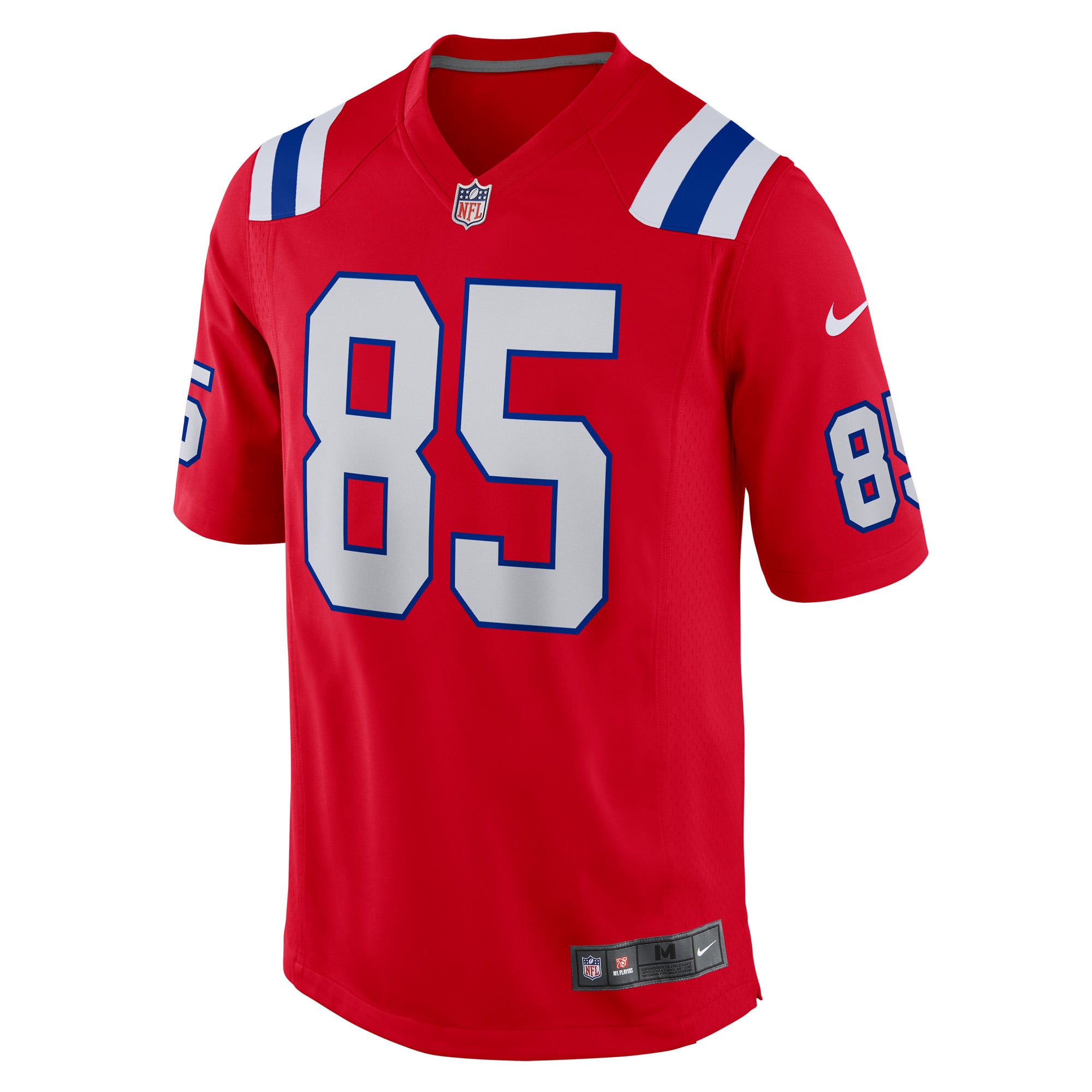 Hunter Henry New England Patriots Game Alternate Jersey - Red - Image 3